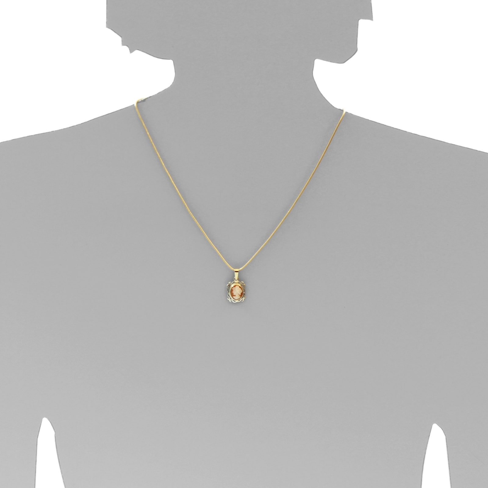 OSTSEE-SCHMUCK Kettenanhänger »- Konstanze - Gold 333/000 - Gemme«