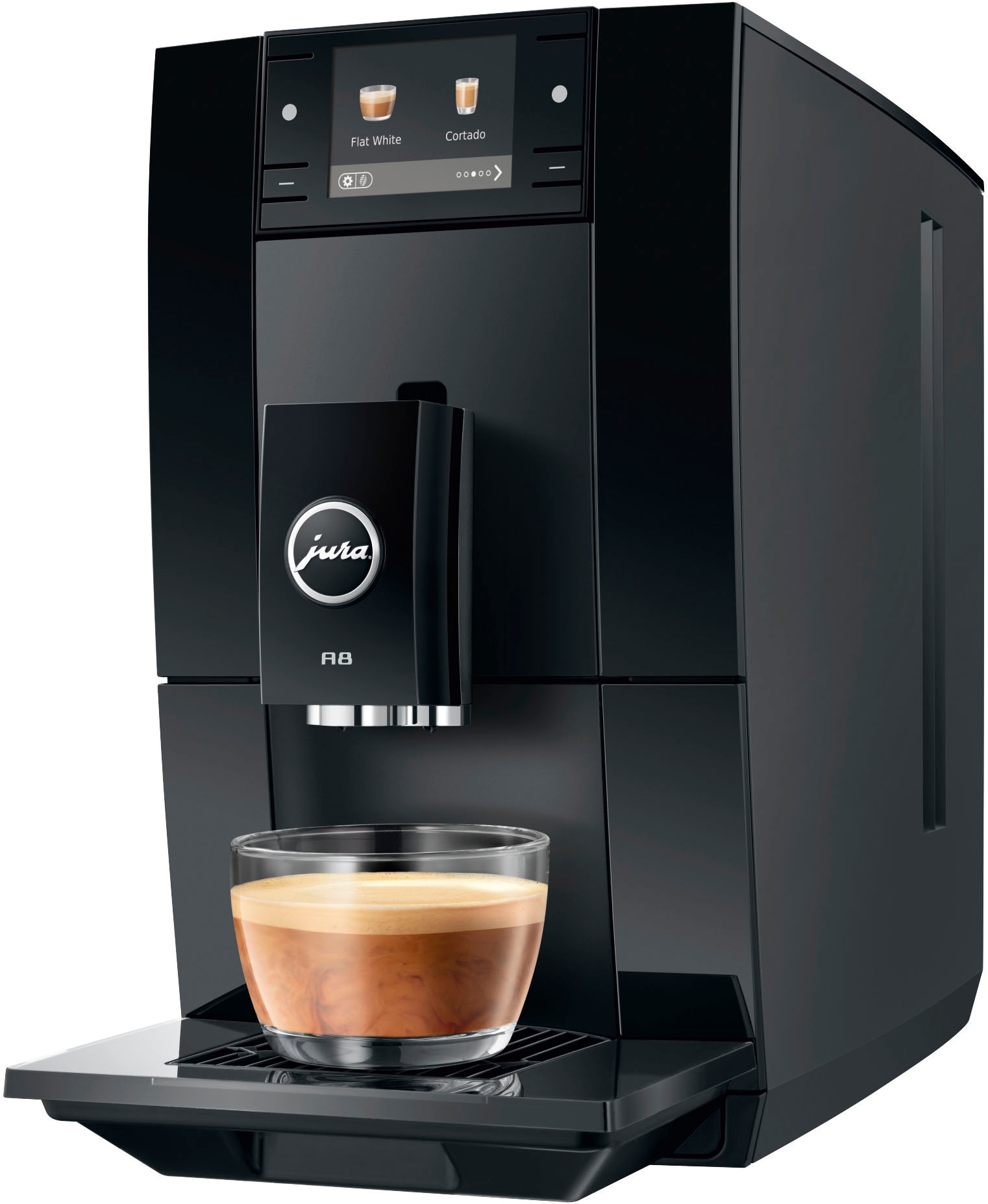 JURA Kaffeevollautomat »A8 Piano Black (EA)«