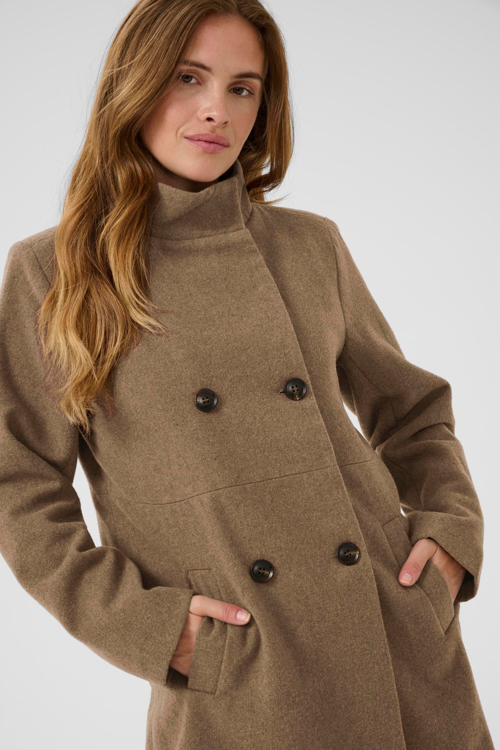 KAFFE Wintermantel »Jacke KAfanny«