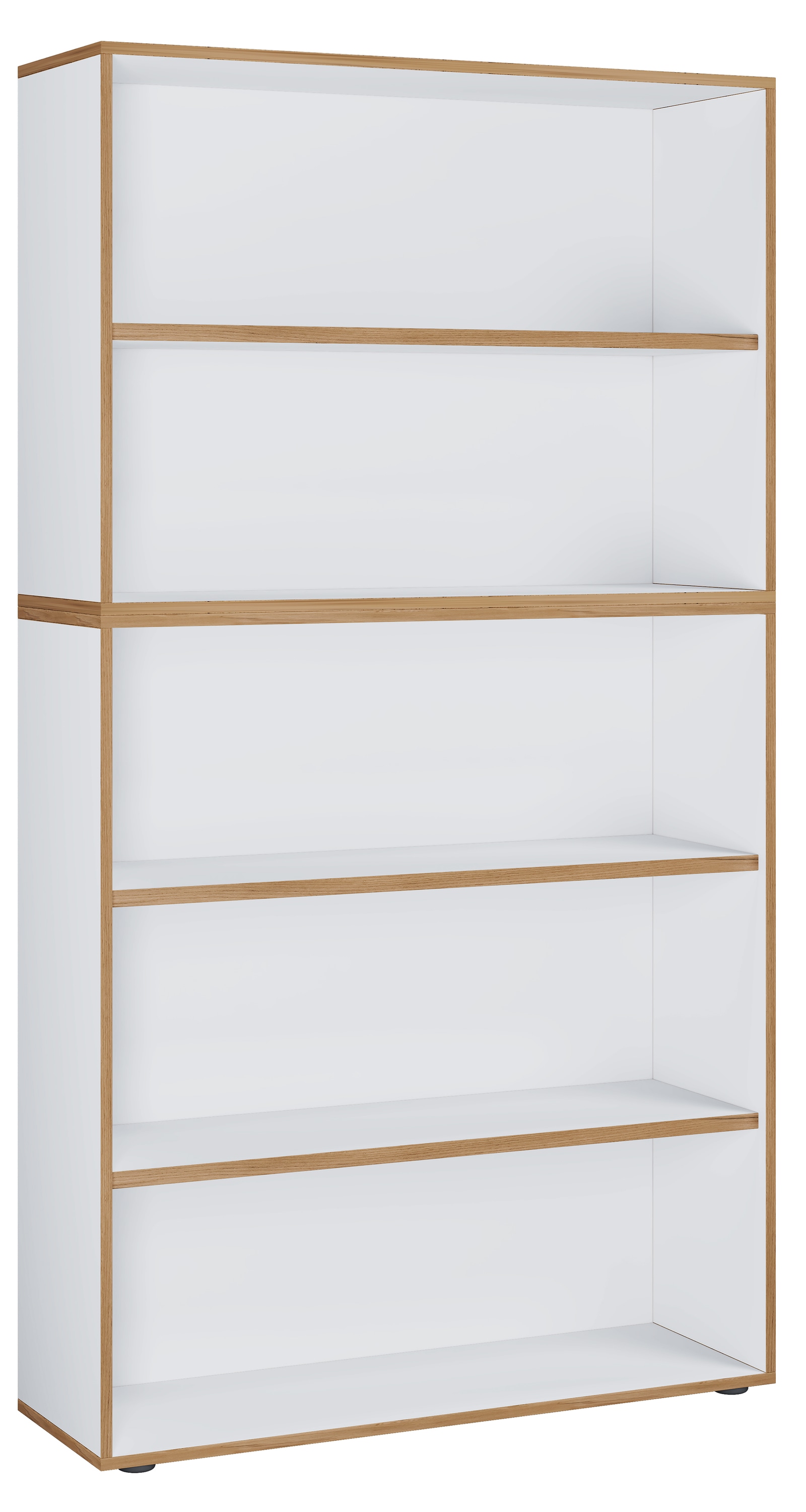 VCM Aktenregal »VCM Holzregal stehend | platzsparender Aktenschrank | Maße ca. B. 100 x H. 183 x T. 33 cm | Elegantes Regal | Büroregal ¿ Salia 5fach B. 100 cm«
