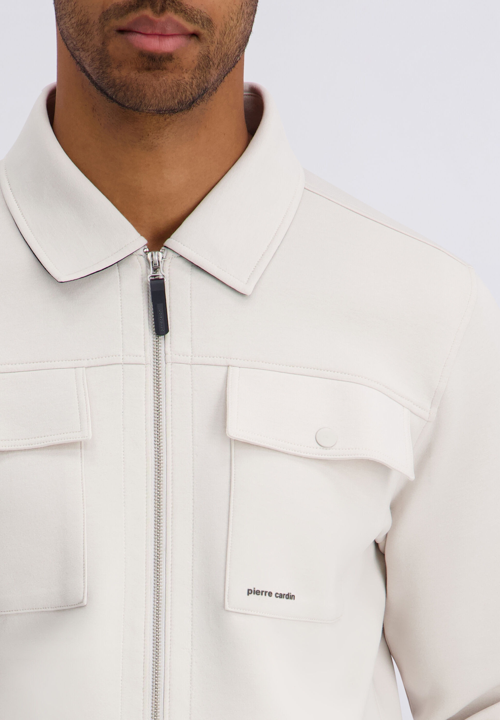 Pierre Cardin Sweatjacke »Pierre Cardin Jacke« Techno Interlock