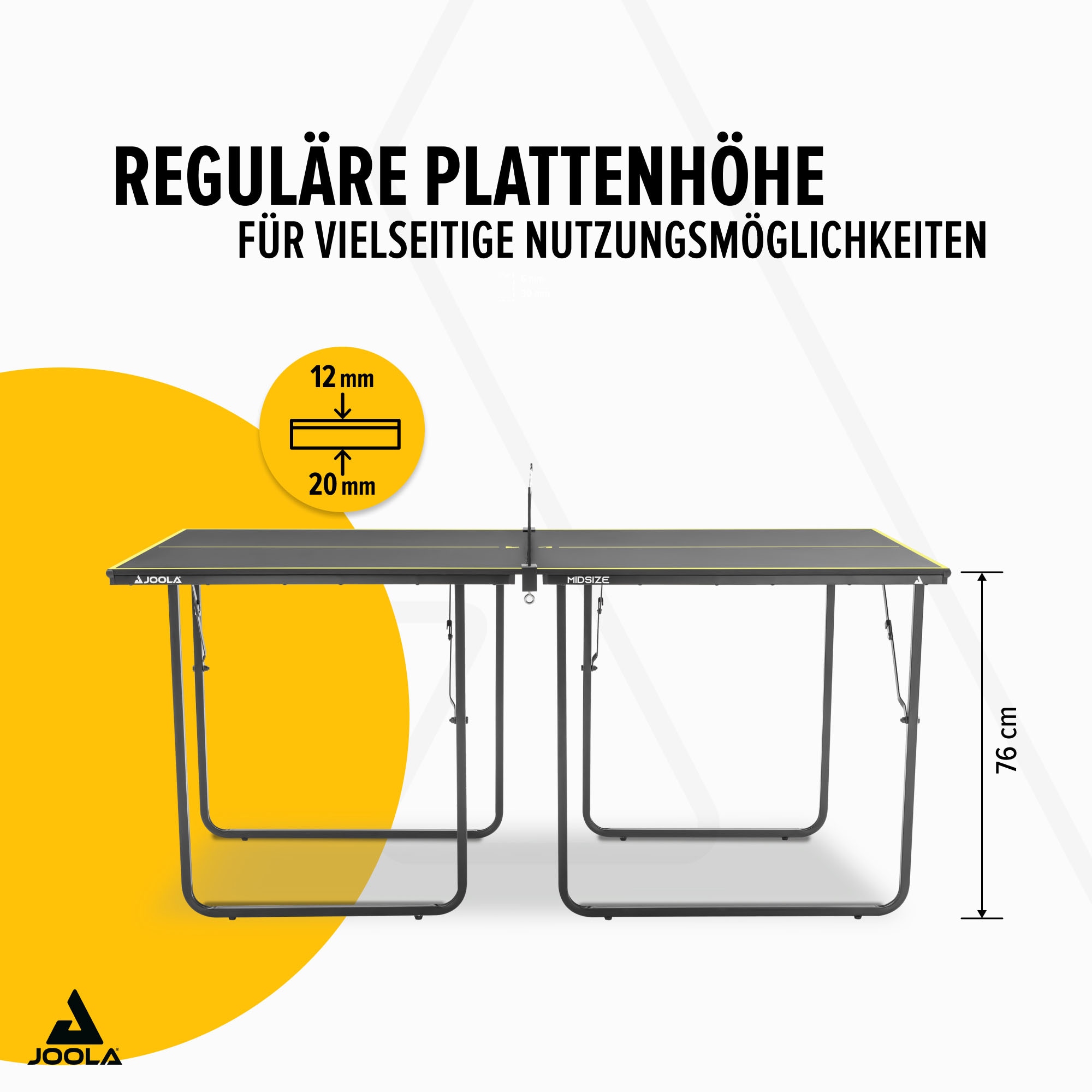 Joola Tischtennisplatte »JOOLA Tischtennisplatte Midsize dark-grey«