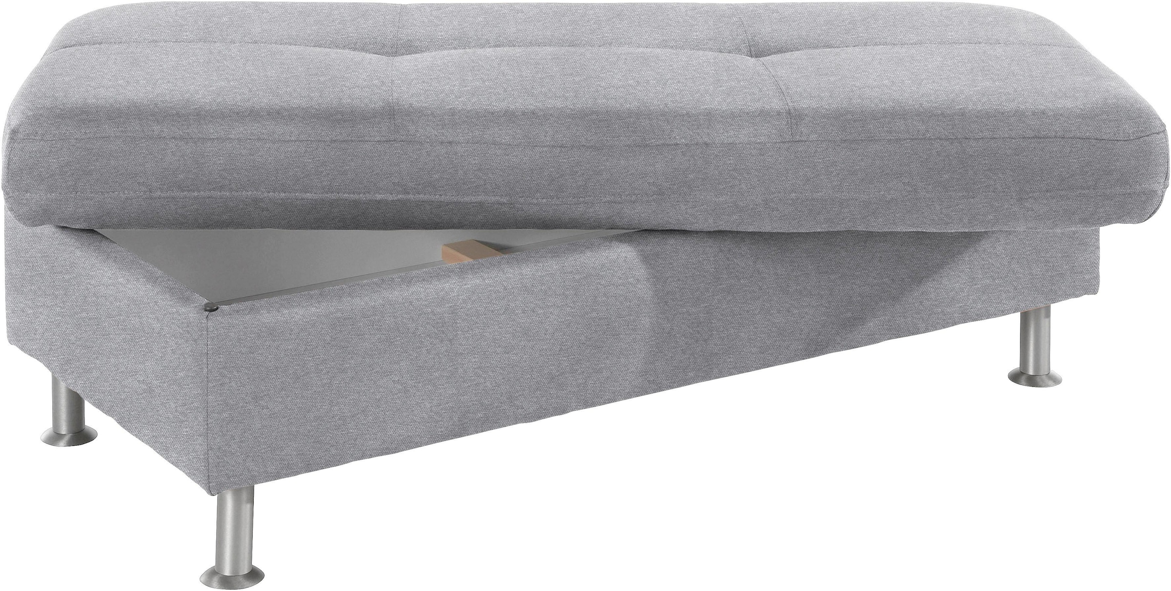 exxpo - sofa fashion Hocker »Maretto Bankhocker mit tollem Sitzkomfort«, praktisches Staufach unter der Sitzfläche