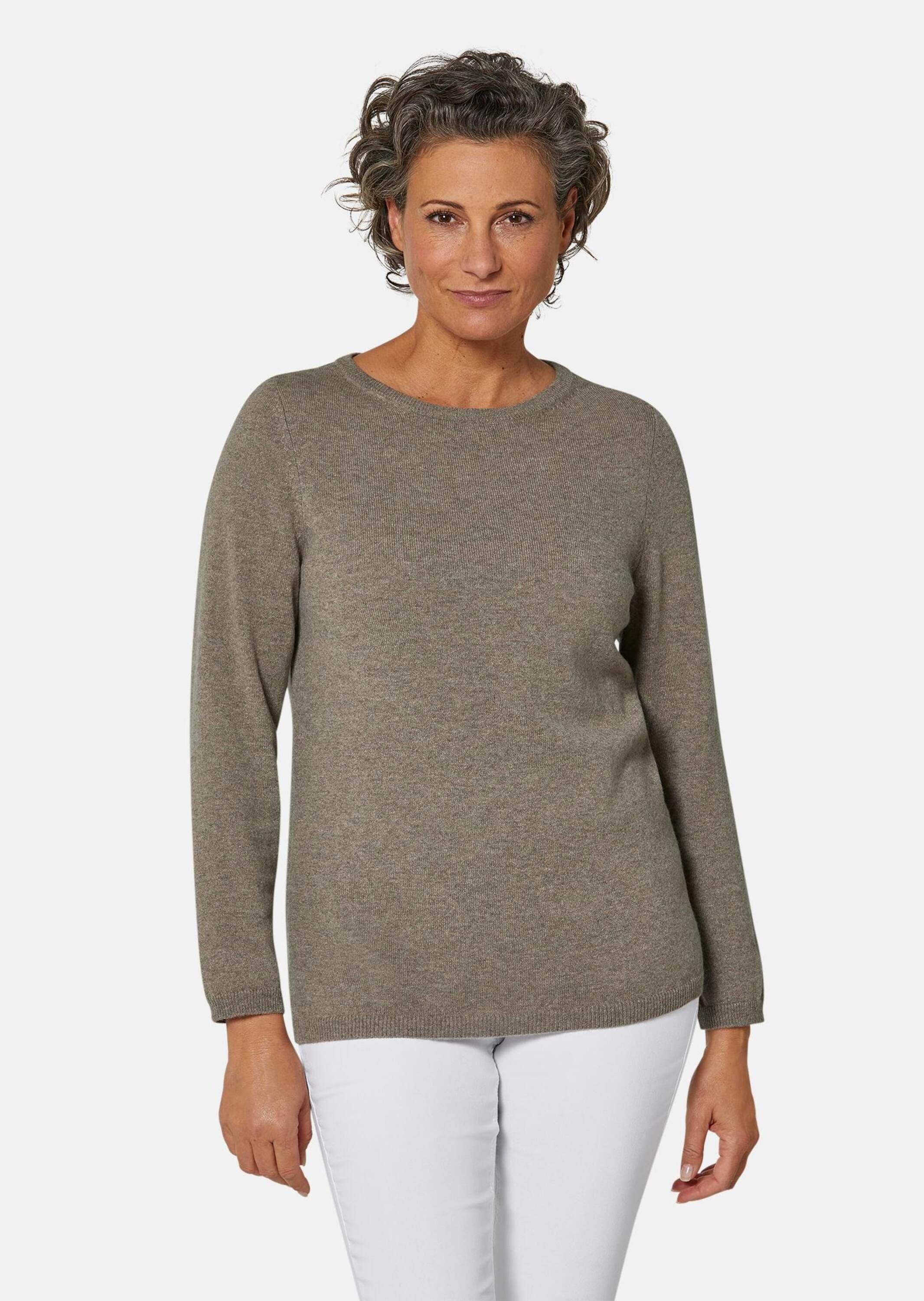 GOLDNER Strickpullover »Kaschmirpullover mit U-Boot Ausschnitt«