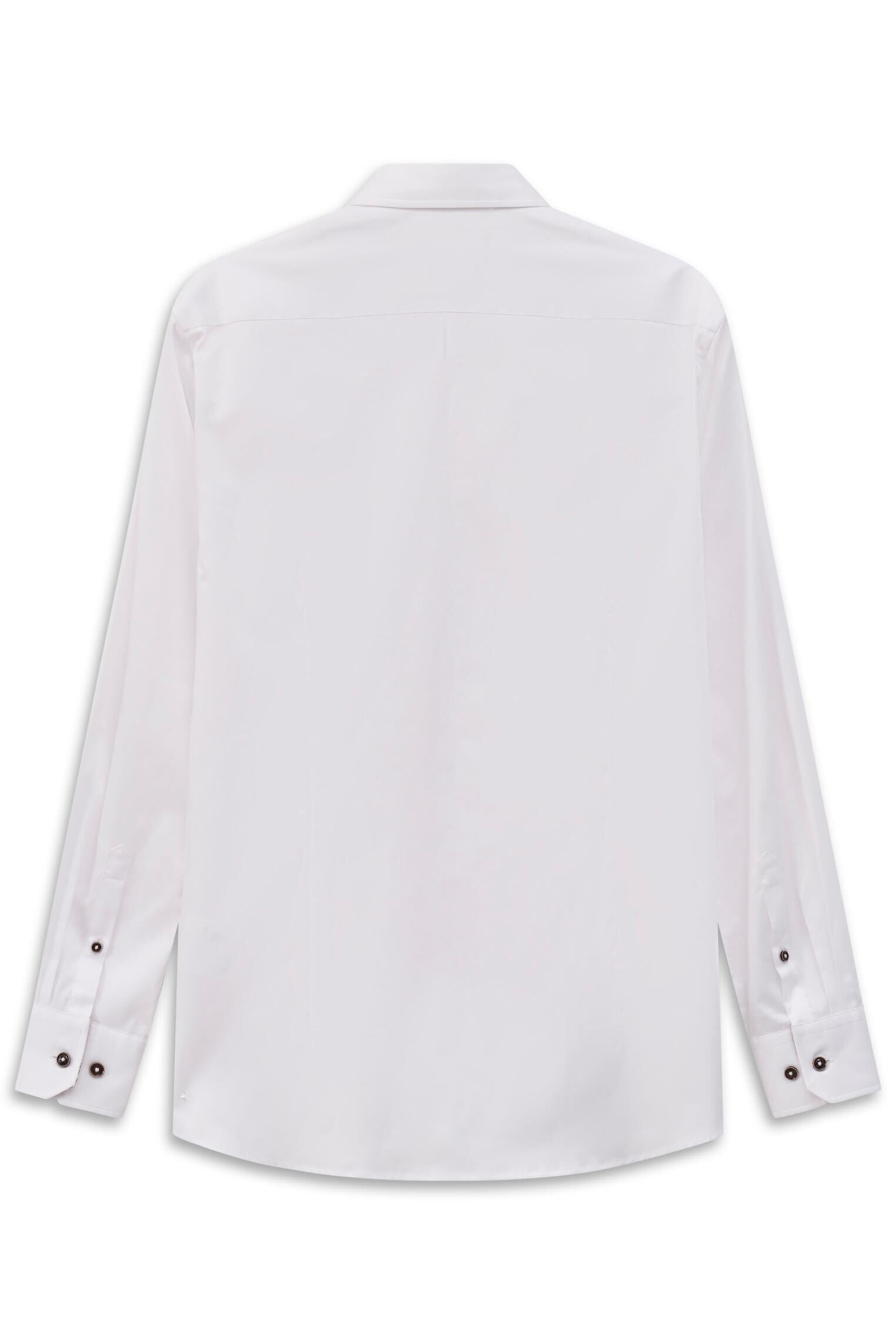 bugatti Businesshemd »Easy-Care Funktion« mit Kontraststoff am Innenkragen und Manschetten