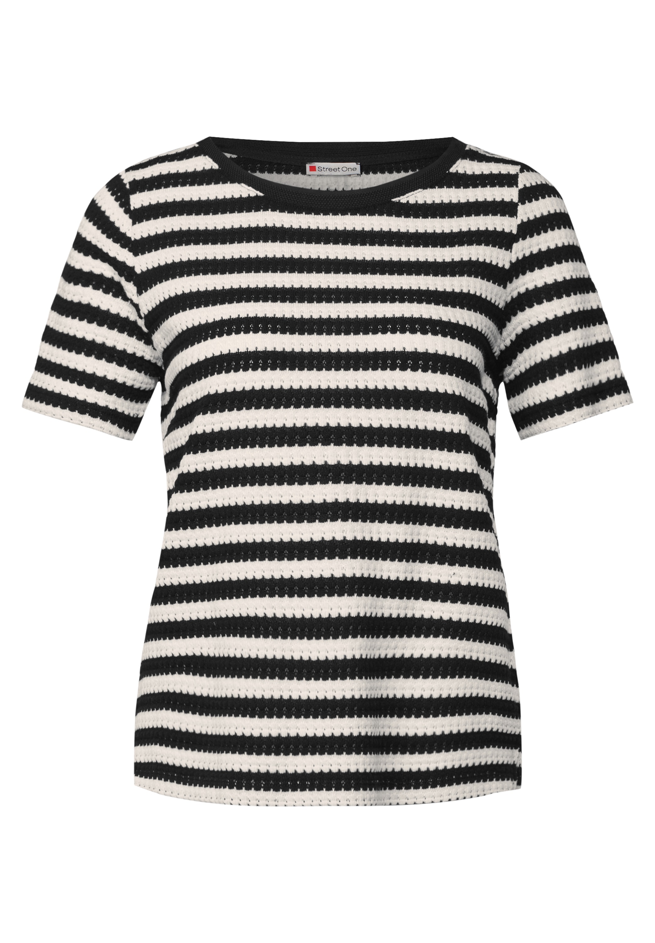 STREET ONE T-Shirt, mit Streifen Muster