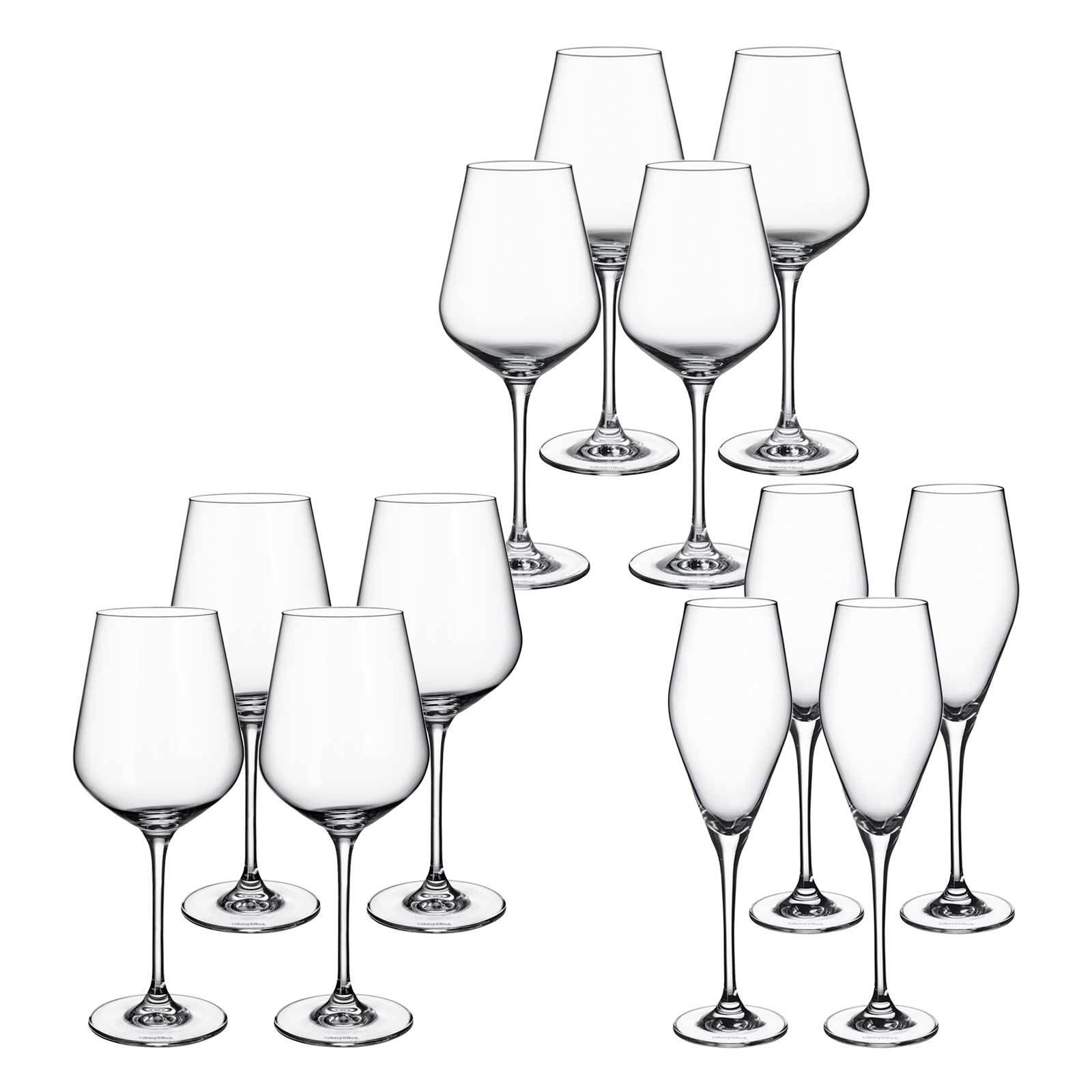 Villeroy & Boch Gläser-Set »Wein- und Sektgläser La Divina 12er Set transparent« Spülmaschinenfest