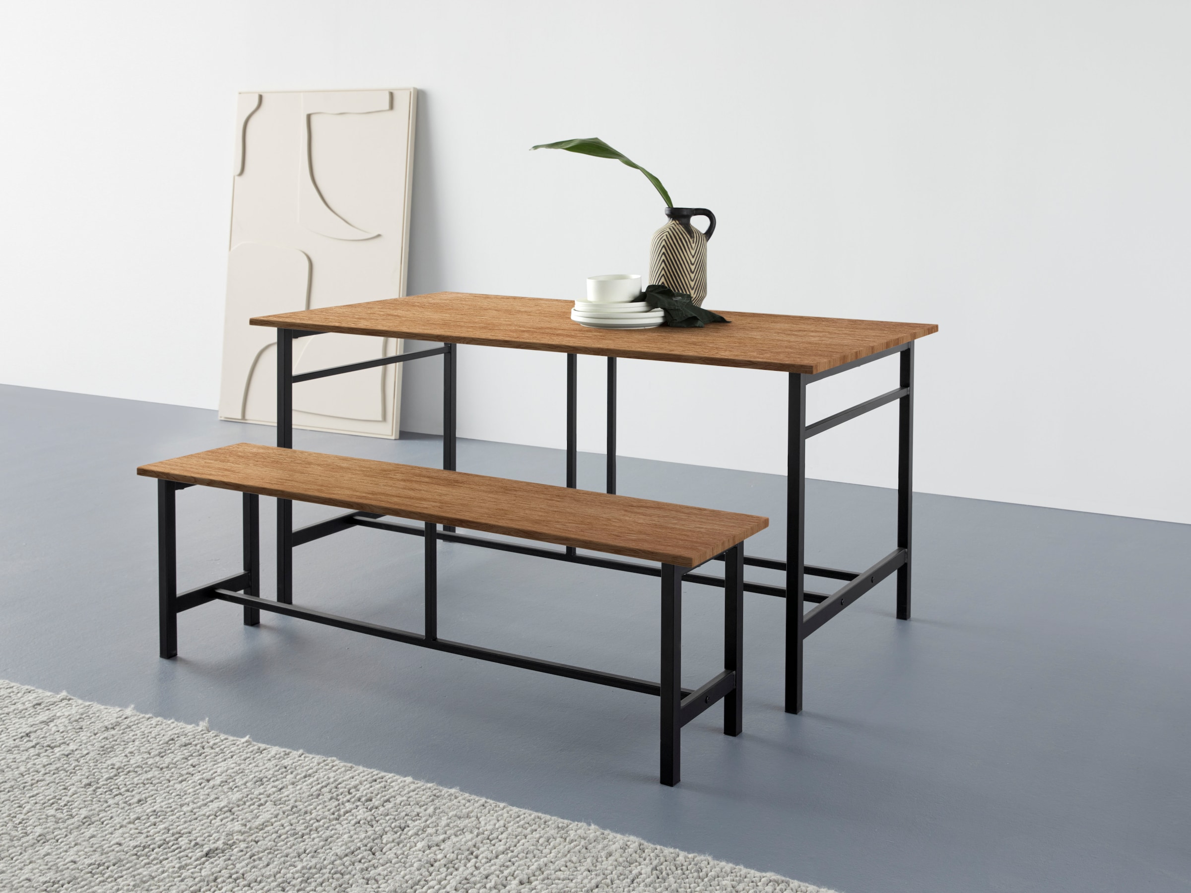Guido Maria Kretschmer Home&Living Esstisch »Sare«, mit Echtholzfurnier aus Eiche
