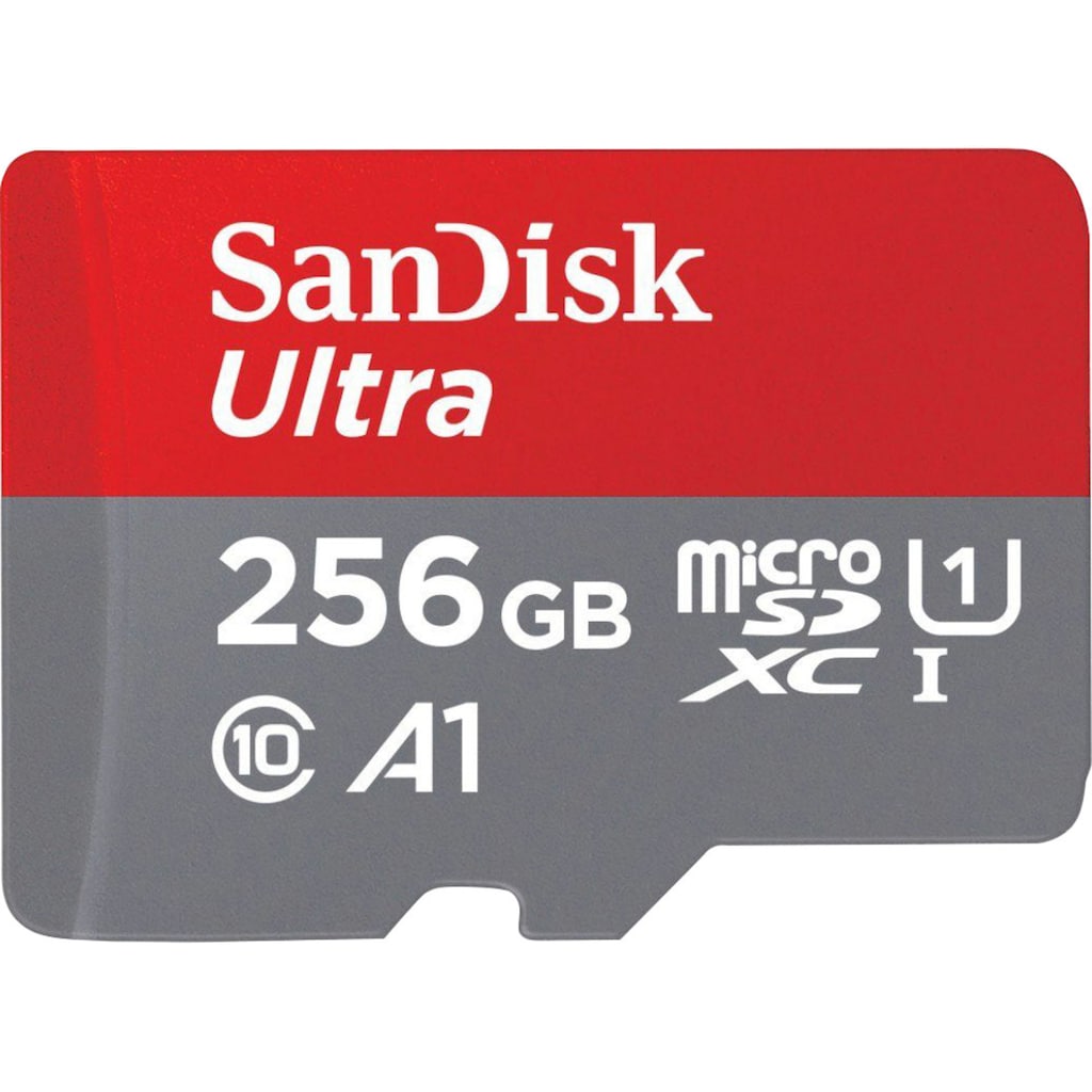 Sandisk Speicherkarte »Ultra 256GB microSDXC«, (Class 10 120 MB/s Lesegeschwindigkeit)