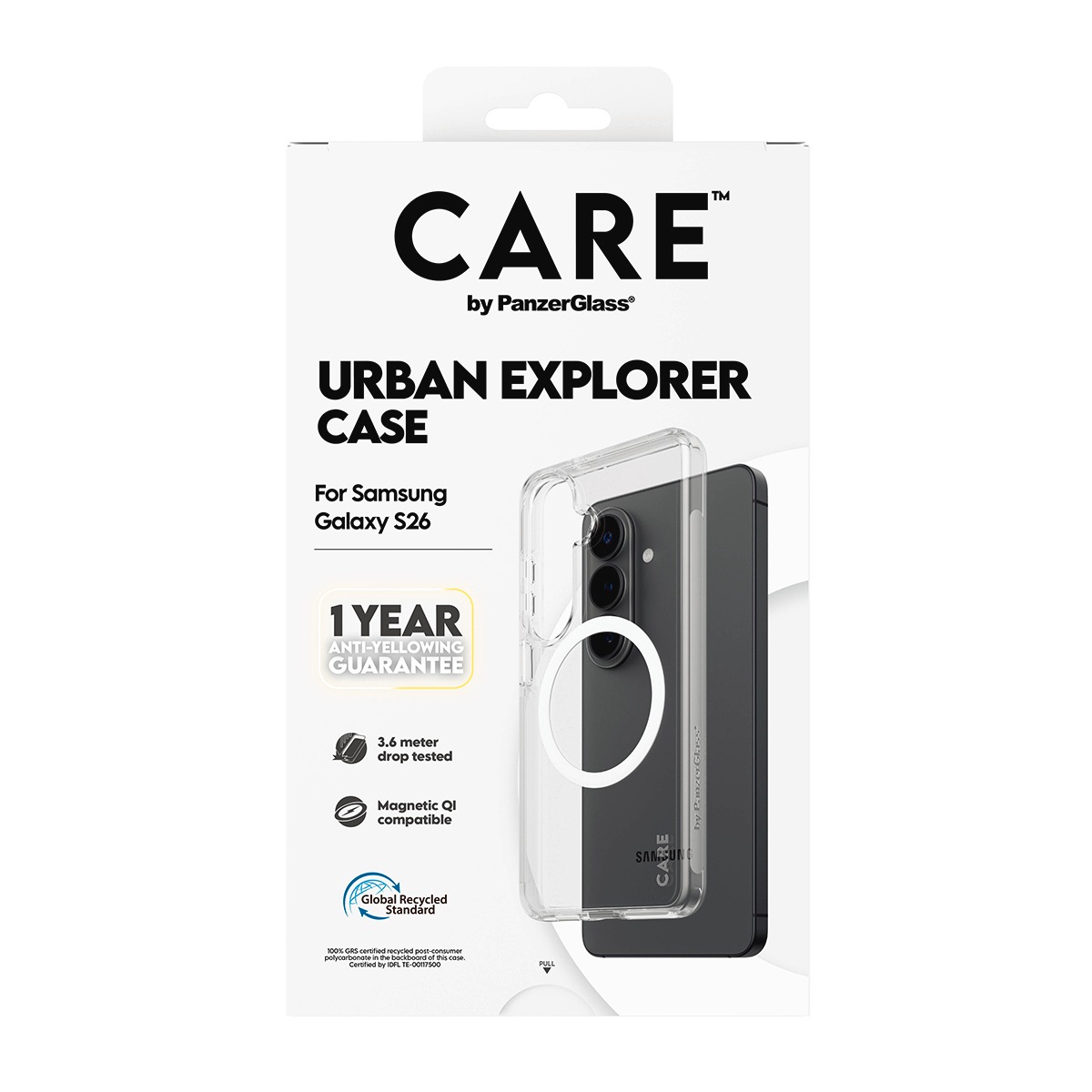 CARE by PanzerGlass Handyhülle »Urban Explorer Case mit Qi für Samsung Galaxy S26« Samsung Galaxy S26 Backcover, Schutzhülle, Handyschutzhülle, Case, Schutzcase, stoßfest