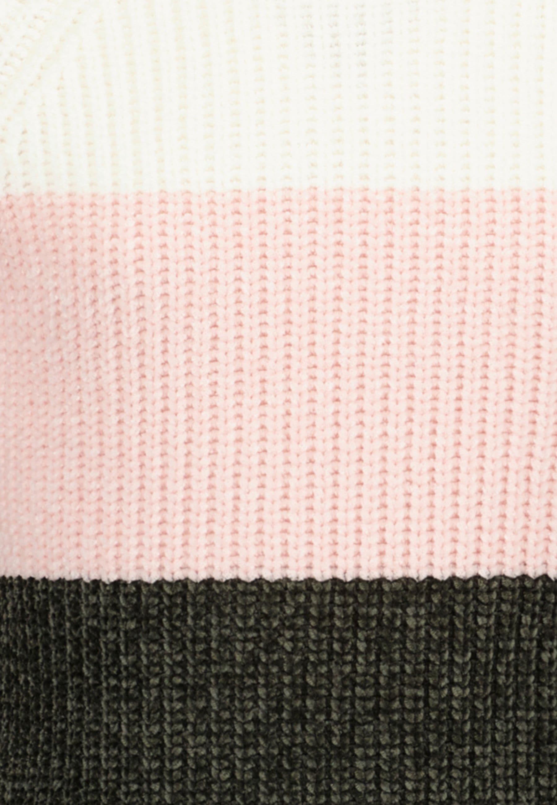 Blue Seven Strickpullover »Chenille Pullover mit Stehkragen«