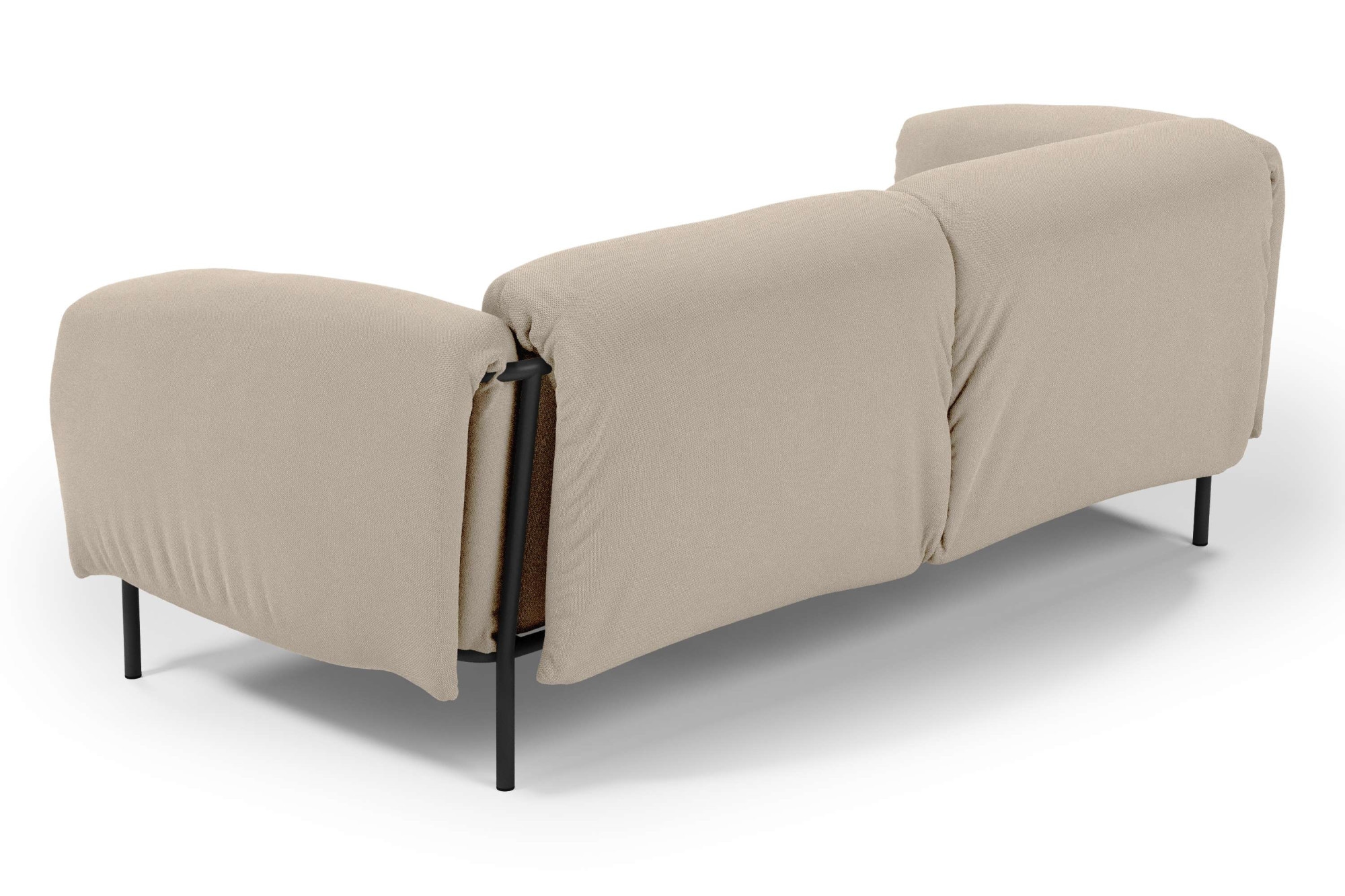 andas 2-Sitzer »Lumi« Outdoor Gartensofa, wetterfeste Materialien, Breite 186 cm