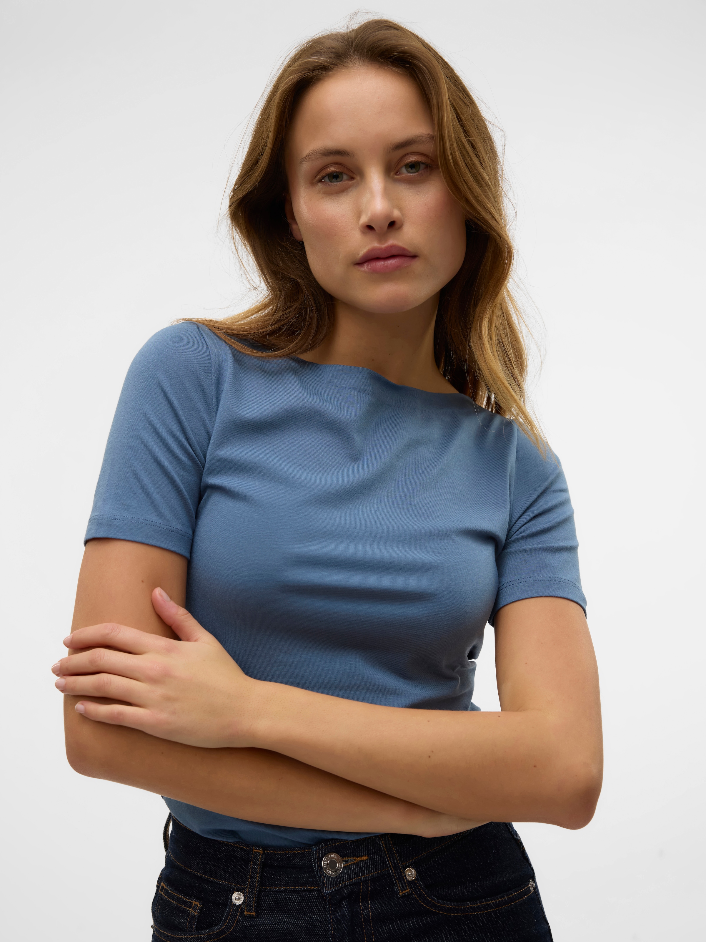 Vero Moda Kurzarmshirt »VMPANDA MODAL S/S TOP NOOS«