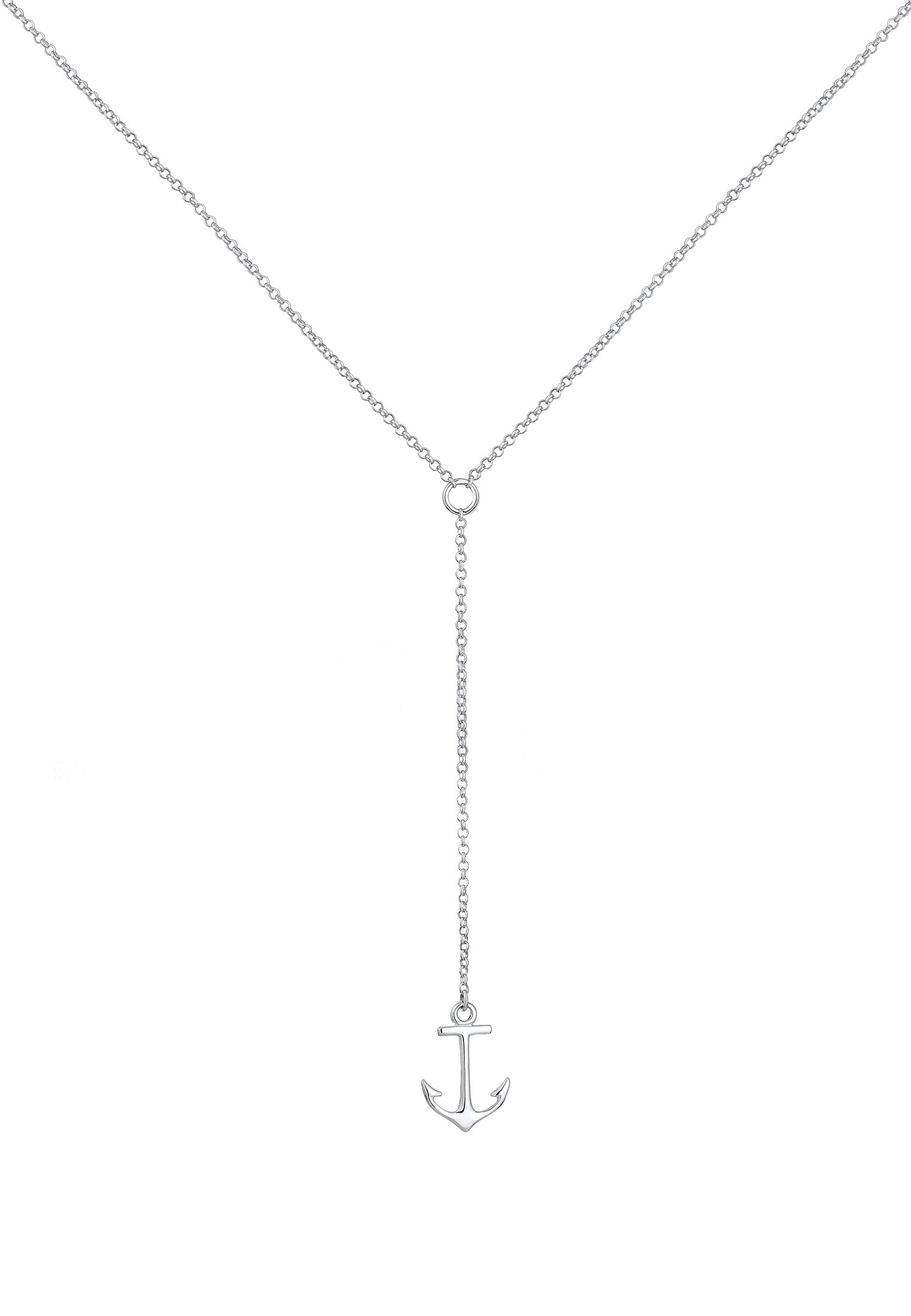 Elli Y-Kette »Halskette Y-Kette Anker 925 Sterling Silber«