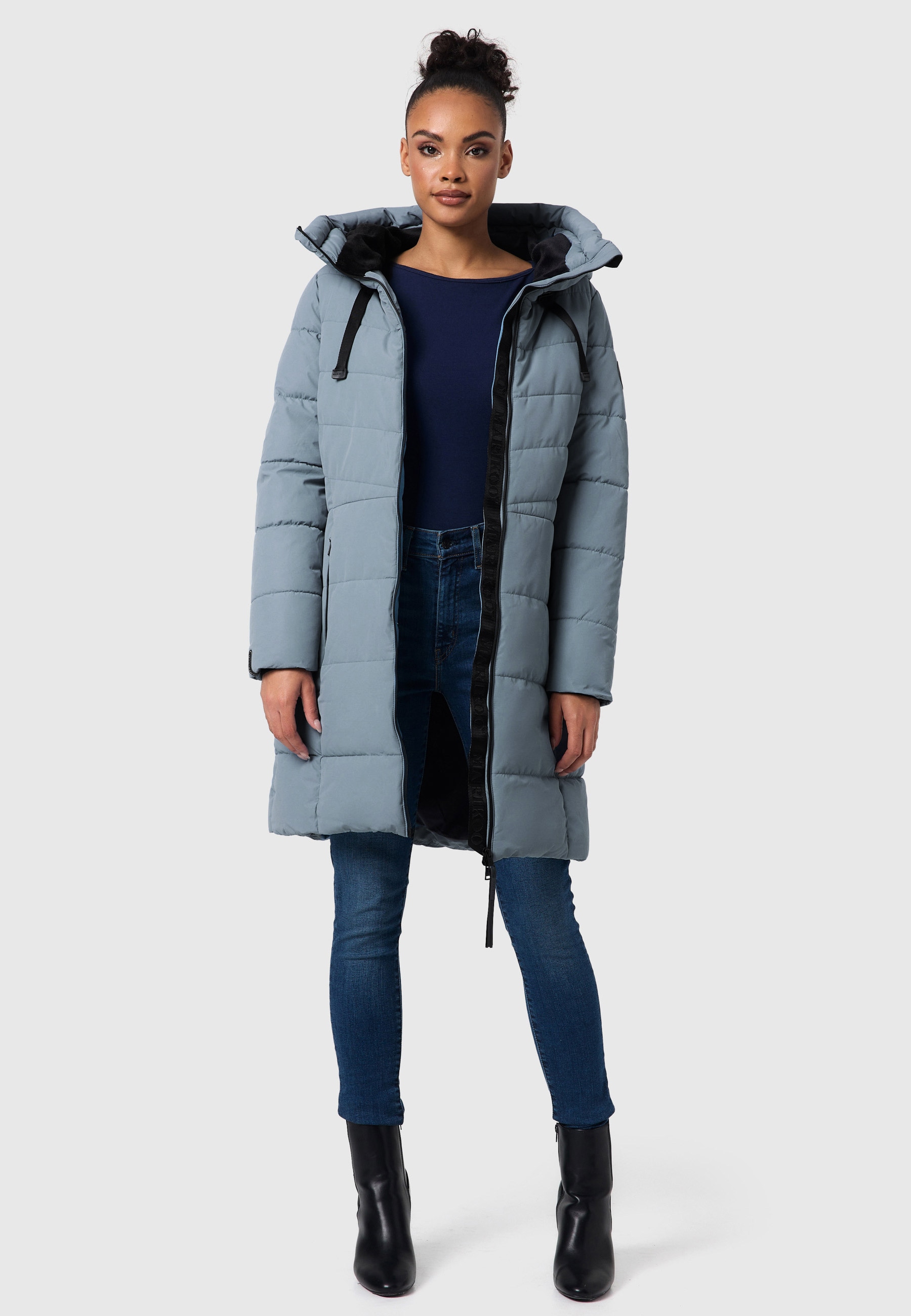 Marikoo Winterjacke »Marikoo Natsukoo Damen Winter Steppjacke lang B978«