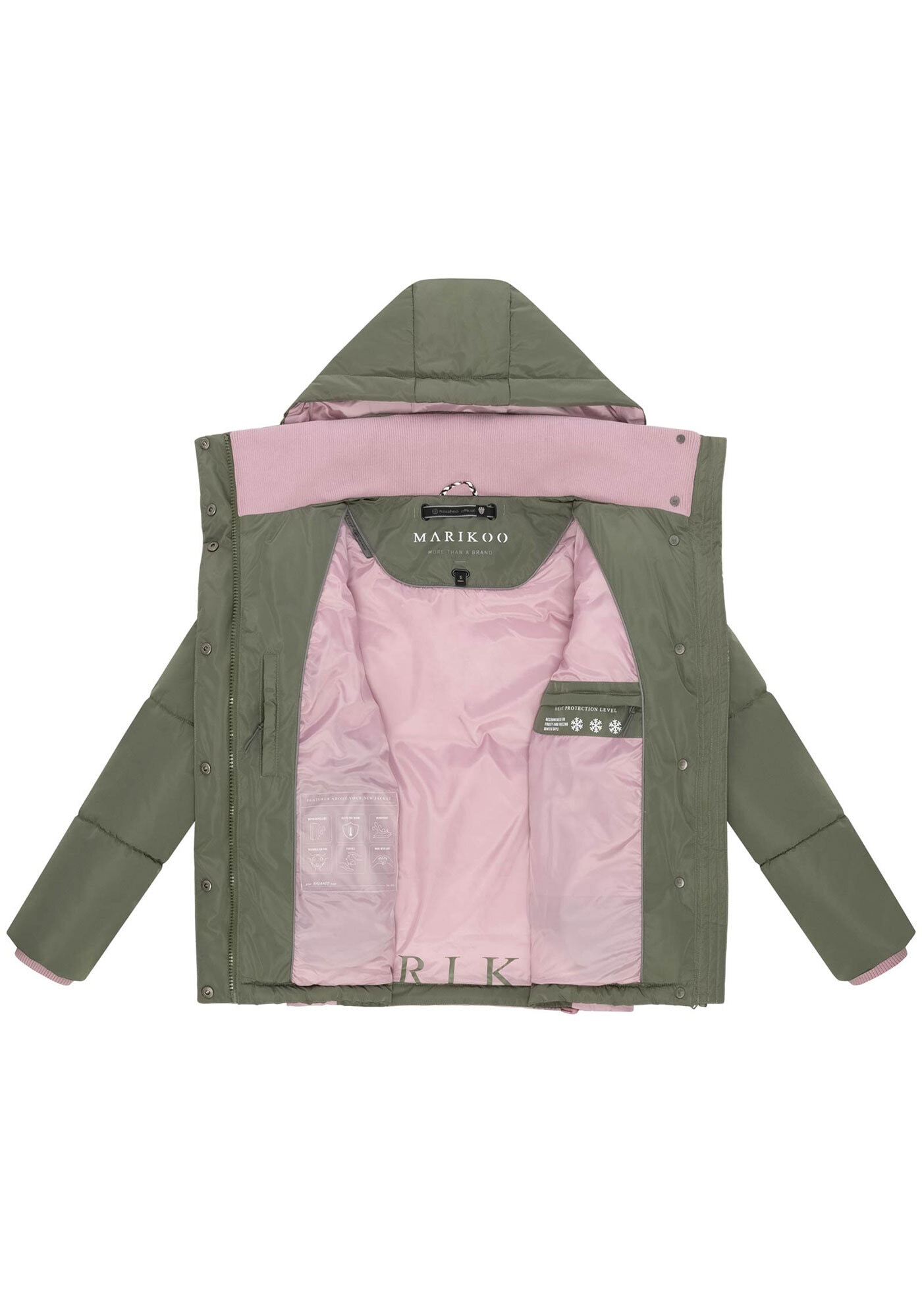 Marikoo Winterjacke »Marikoo Omariaa Damen Winter Stepp Jacke N087«