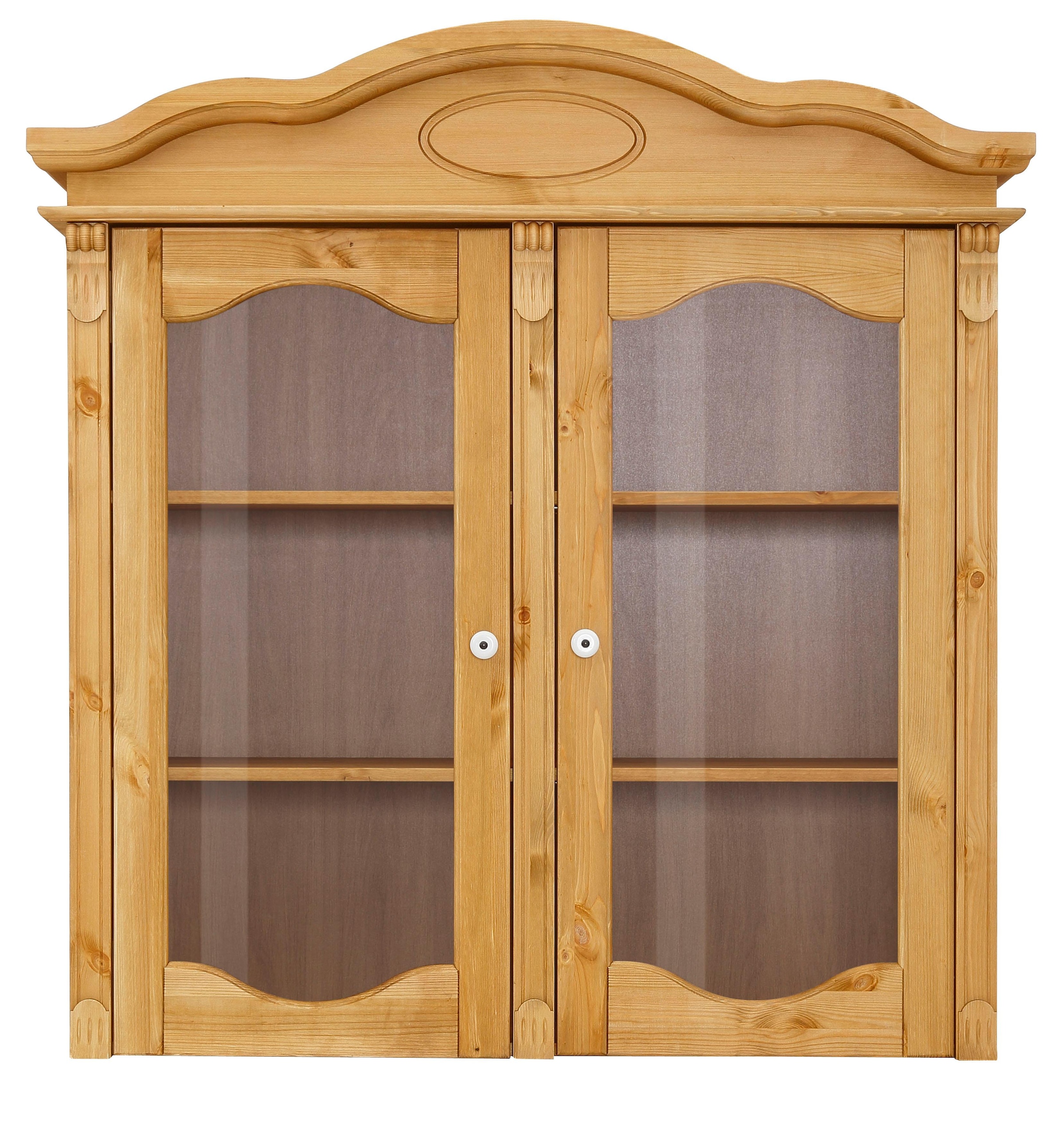 Home affaire Aufsatzschrank »Tessin«, Vitrinen-Aufsatz, Breite 115 cm, aus massiver Kiefer, FSC®