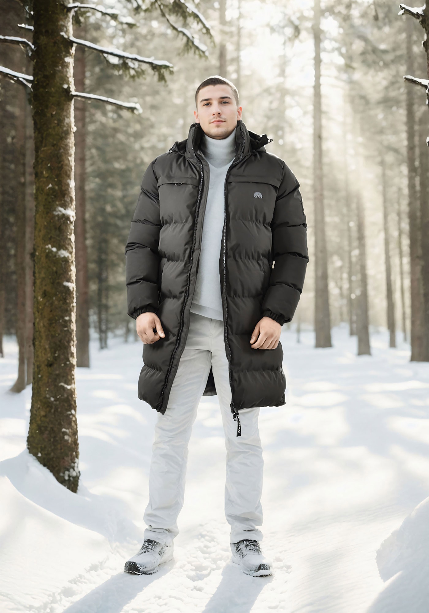 Arctic Seven Winterjacke »Arctic Seven Herren Winter Parka gesteppt AS424«