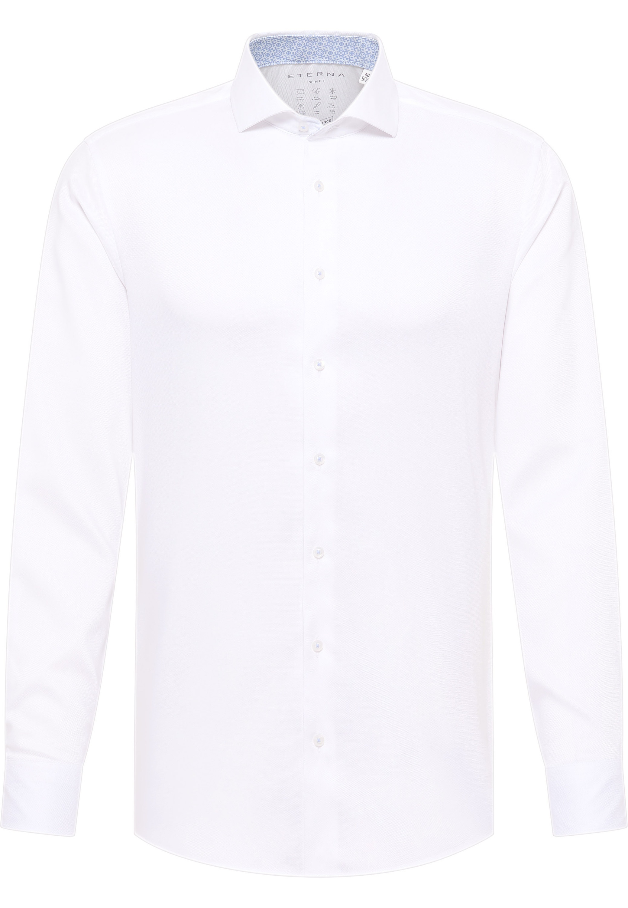 Eterna Langarmhemd »SLIM FIT«, EASY IRON (bügelleicht)