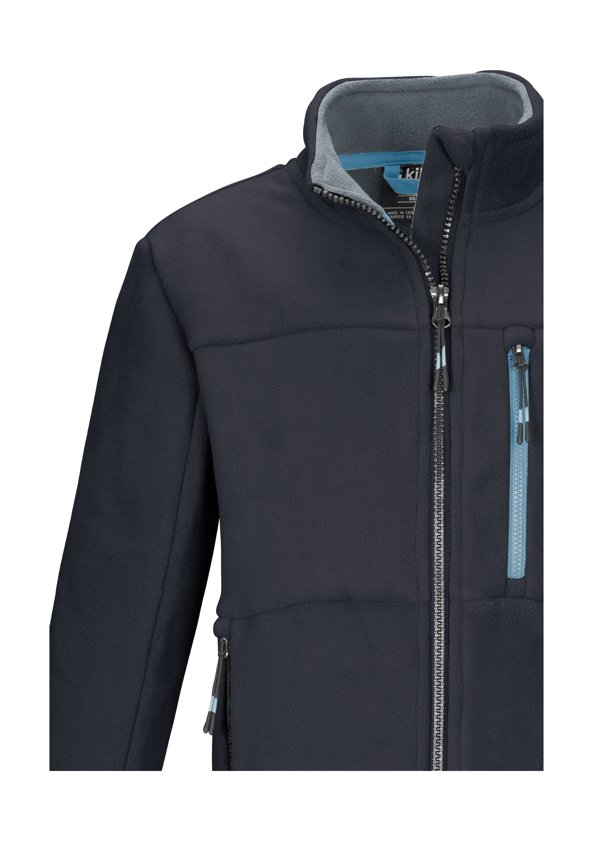 Killtec Fleecejacke »KOW 225 BYS FLC JCKT«, Kinder Fleecejacke mit Stehkragen, Kinnschutz und Zipper-Taschen