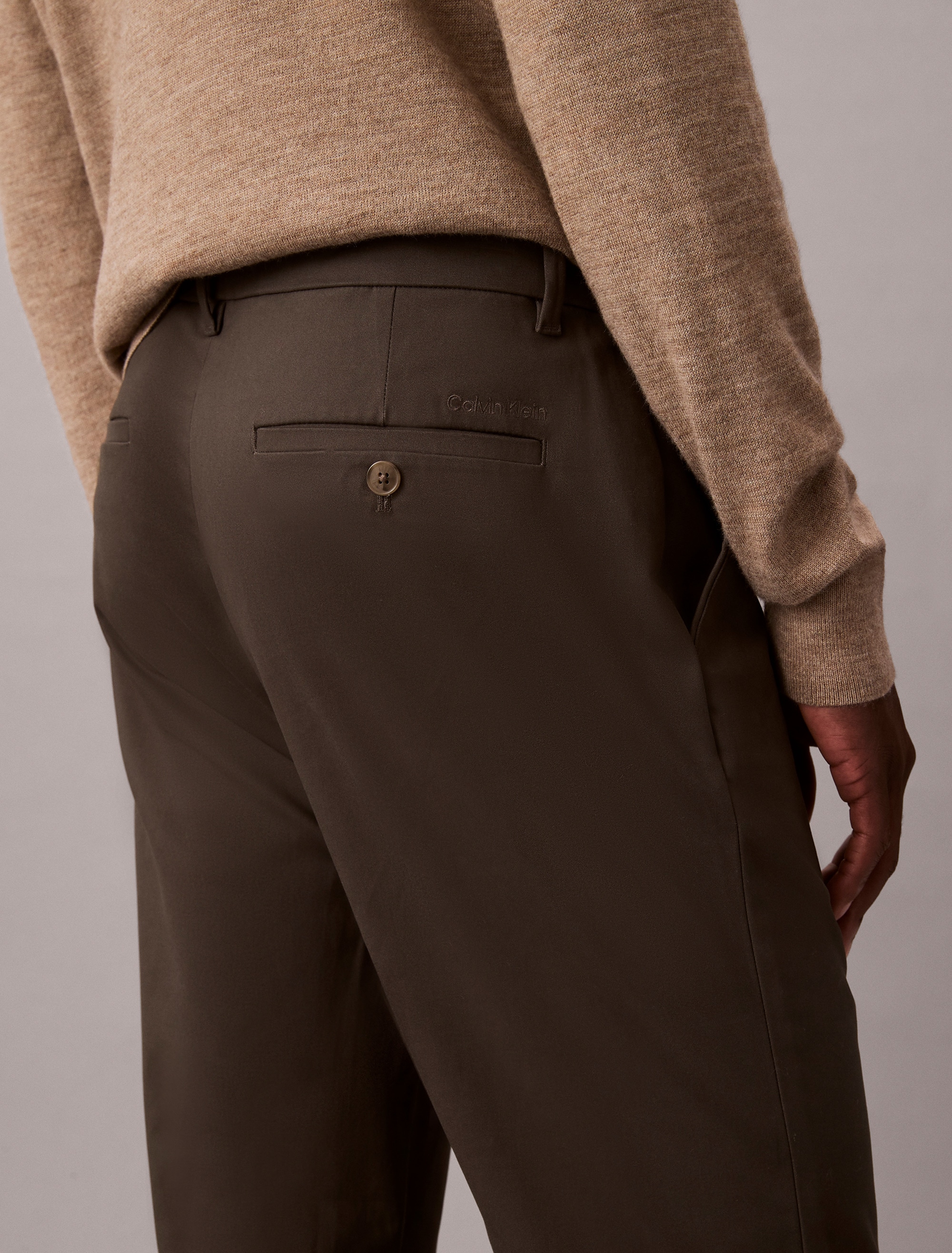Calvin Klein Chinohose »SLIM SATEEN CHINO TROUSER«, slim fit