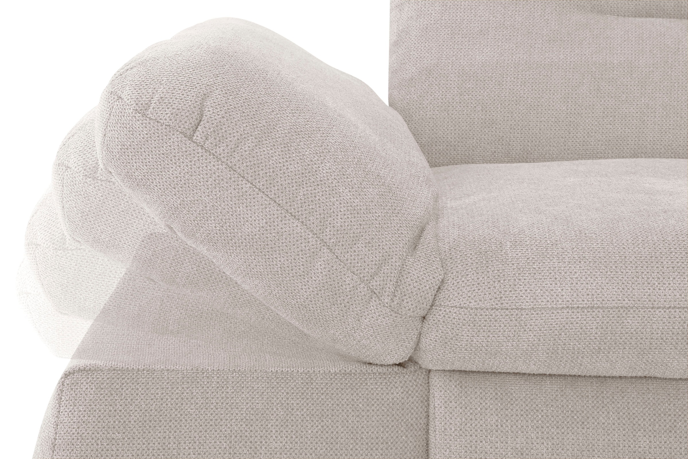 INOSIGN Ecksofa »Avesa L-Form«, Wahlweise mit Armteilvertsellung und Bettfunktion, B/T/H: 300/172/80cm