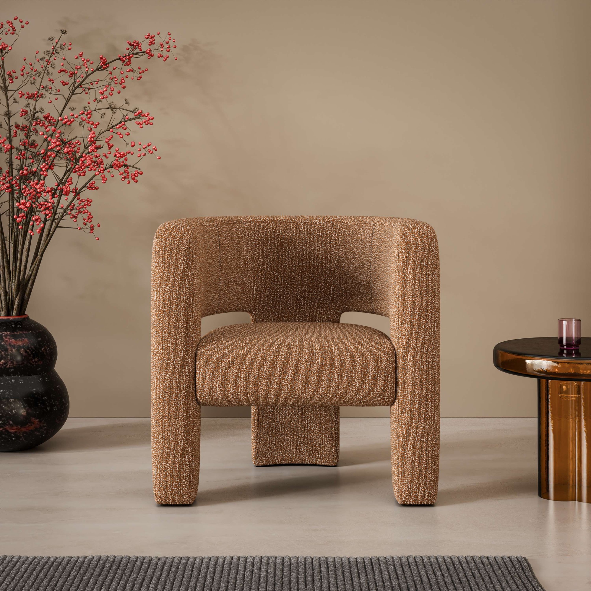 LeGer Home by Lena Gercke Sessel »Ohrensessel SELMIA Moderner Lounge-Sessel Einzelsitz, B/T/H 73/62/76cm«, Relaxsessel/Lehnstuhl, erhältlich in trendigen Stoff- und Farboptionen