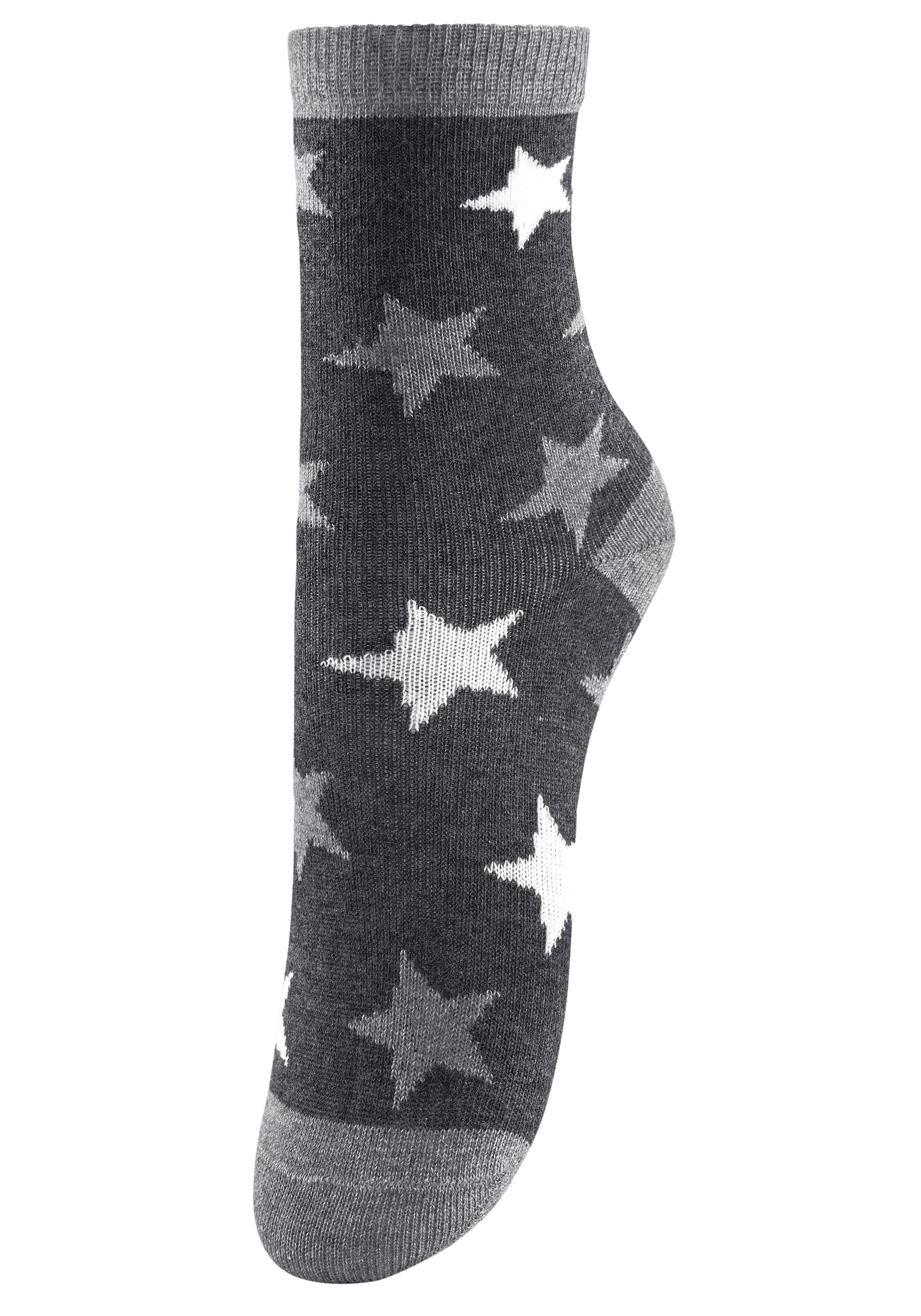 Socken, (Packung, 5 Paar), in 5 verschiedenen Designs