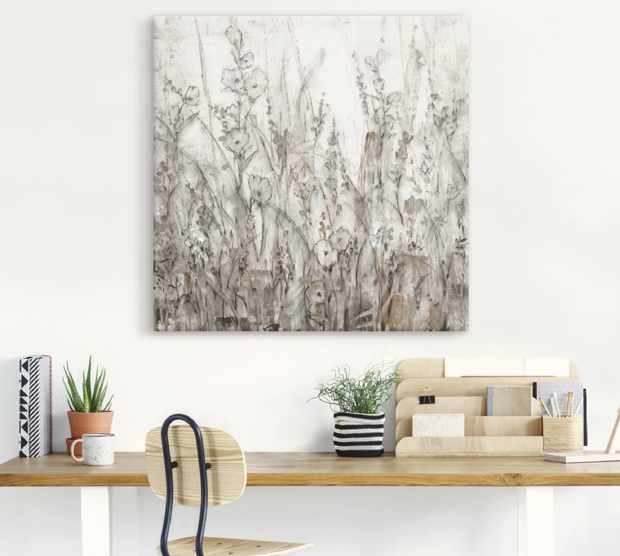 Artland Wandbild »Schatten II«, Blumenwiese, (1 St.), als Alubild, Outdoorbild, Leinwandbild in verschied. Größen