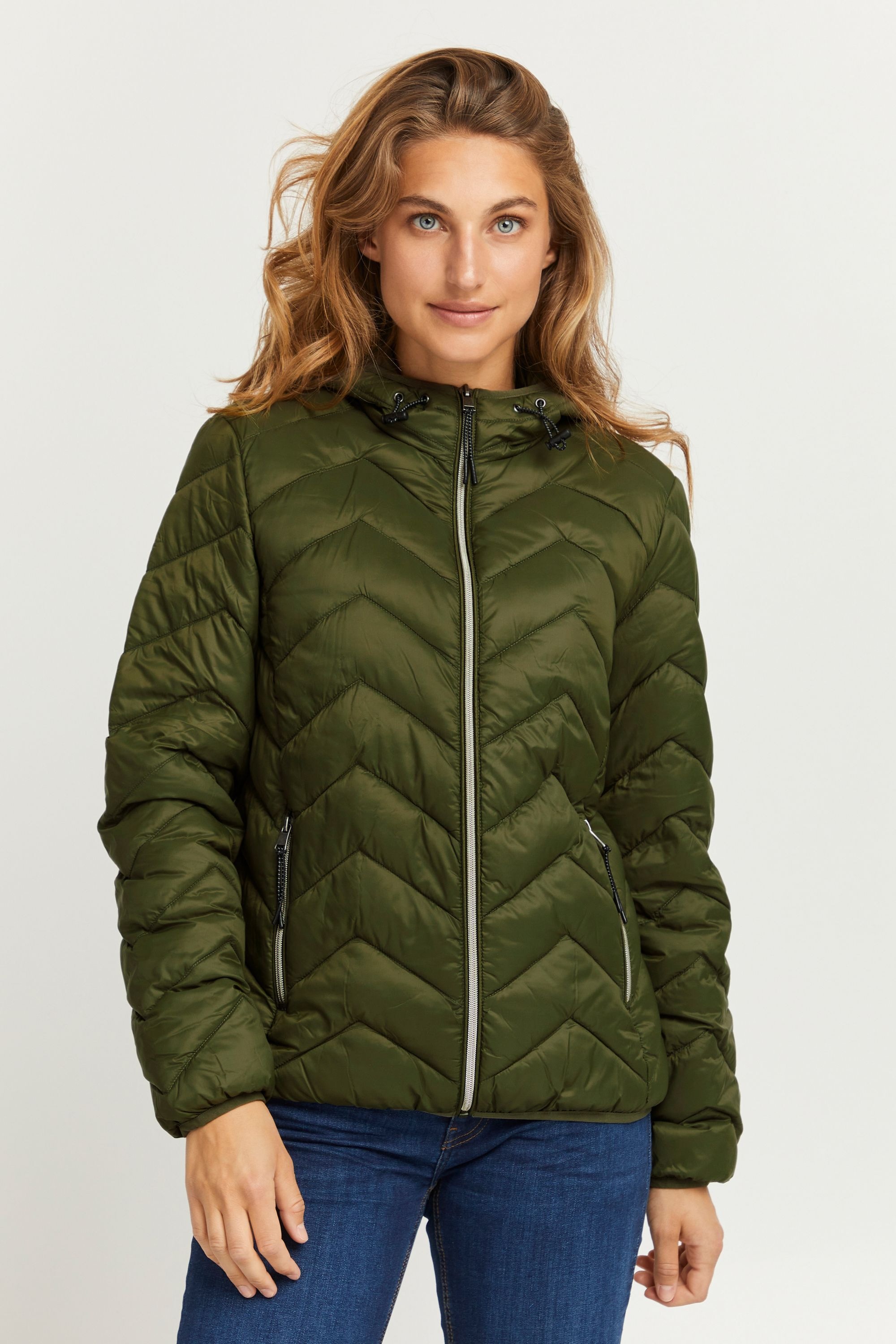 fransa Steppjacke »Steppjacke FRPadma«, mit Kapuze