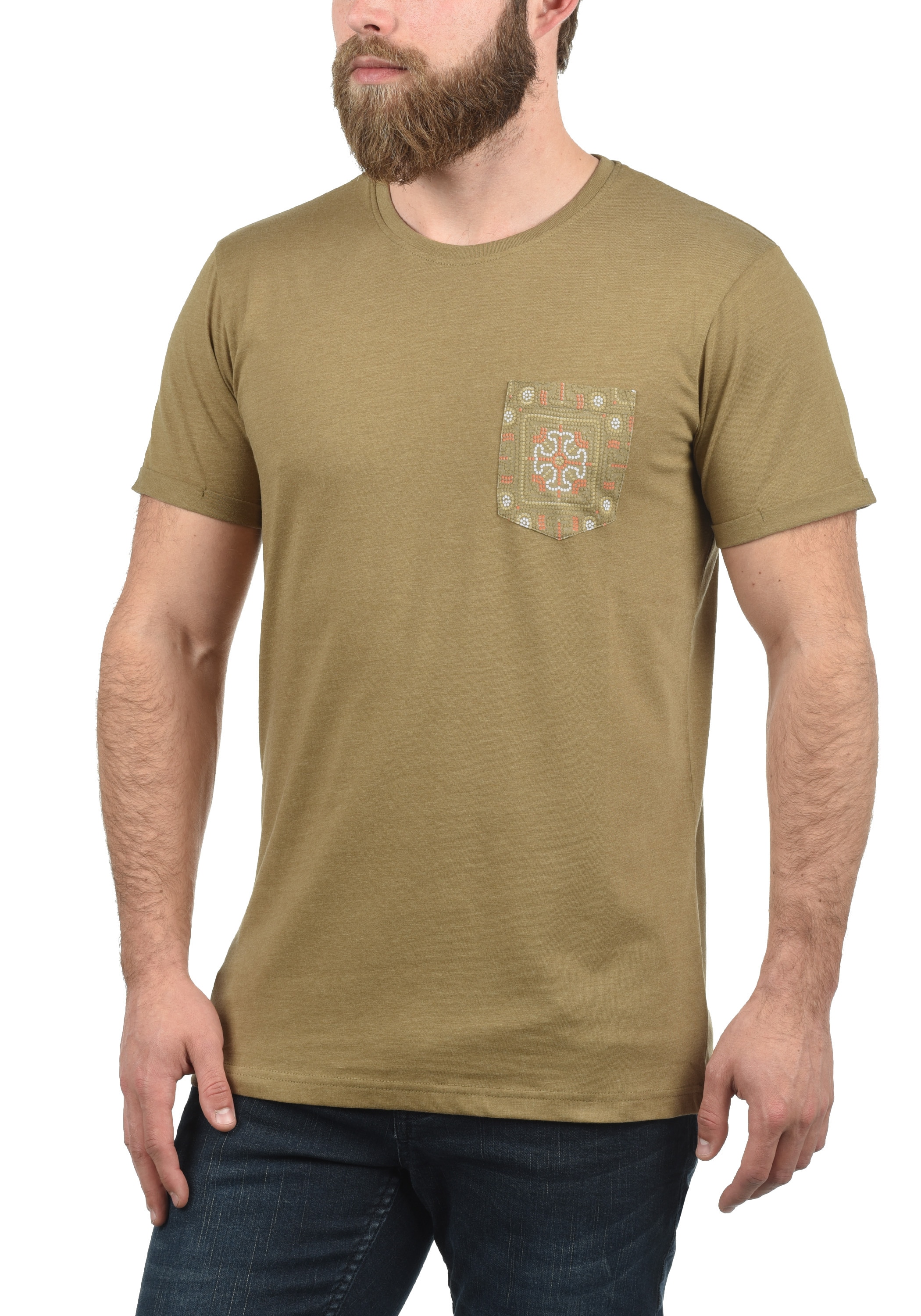 !Solid Rundhalsshirt »Rundhalsshirt SDIlari«