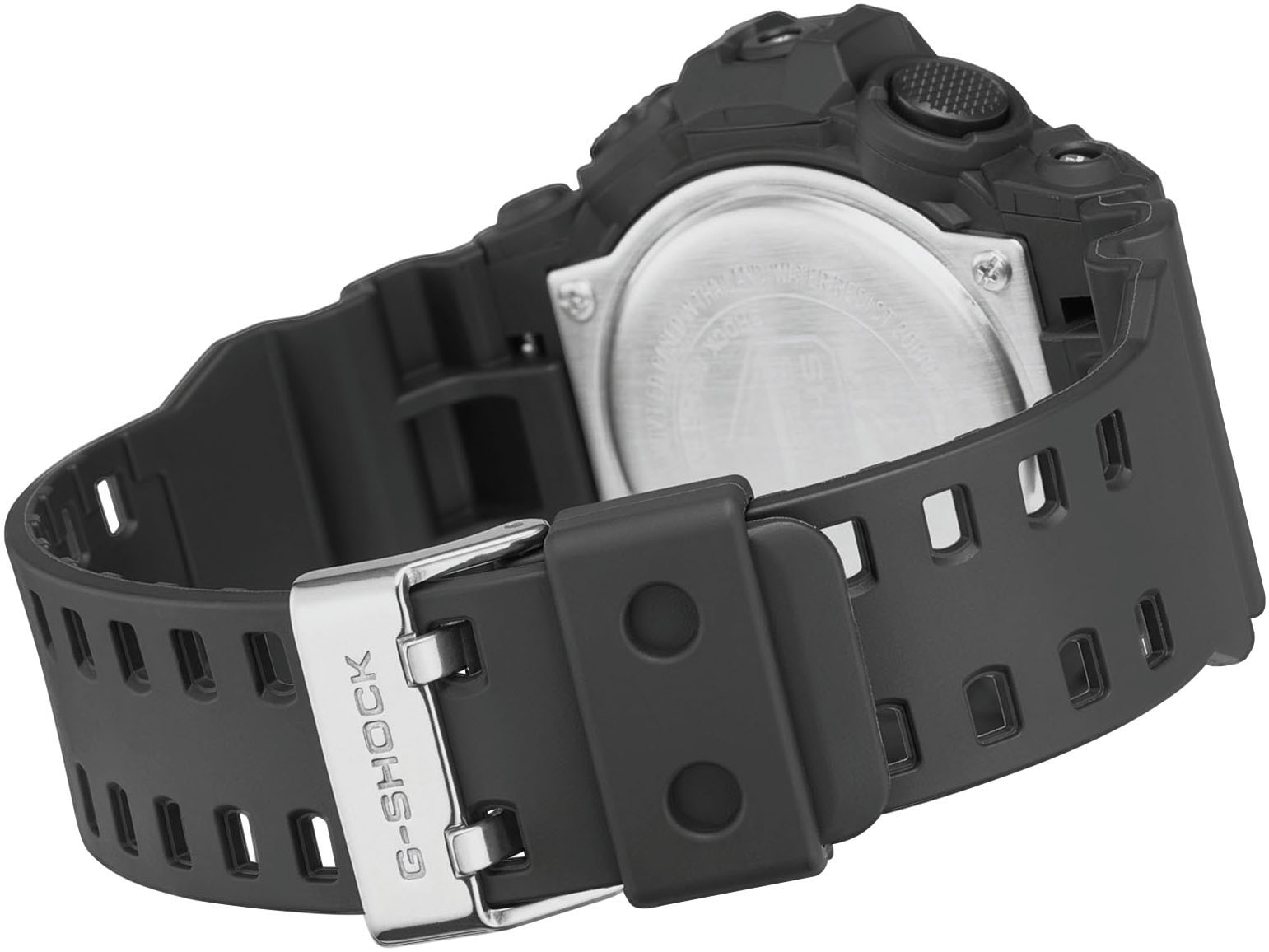 CASIO G-SHOCK Chronograph, Quarzuhr,Armbanduhr, Herrenuhr,digital,bis 20bar wasserd. Resinarmband
