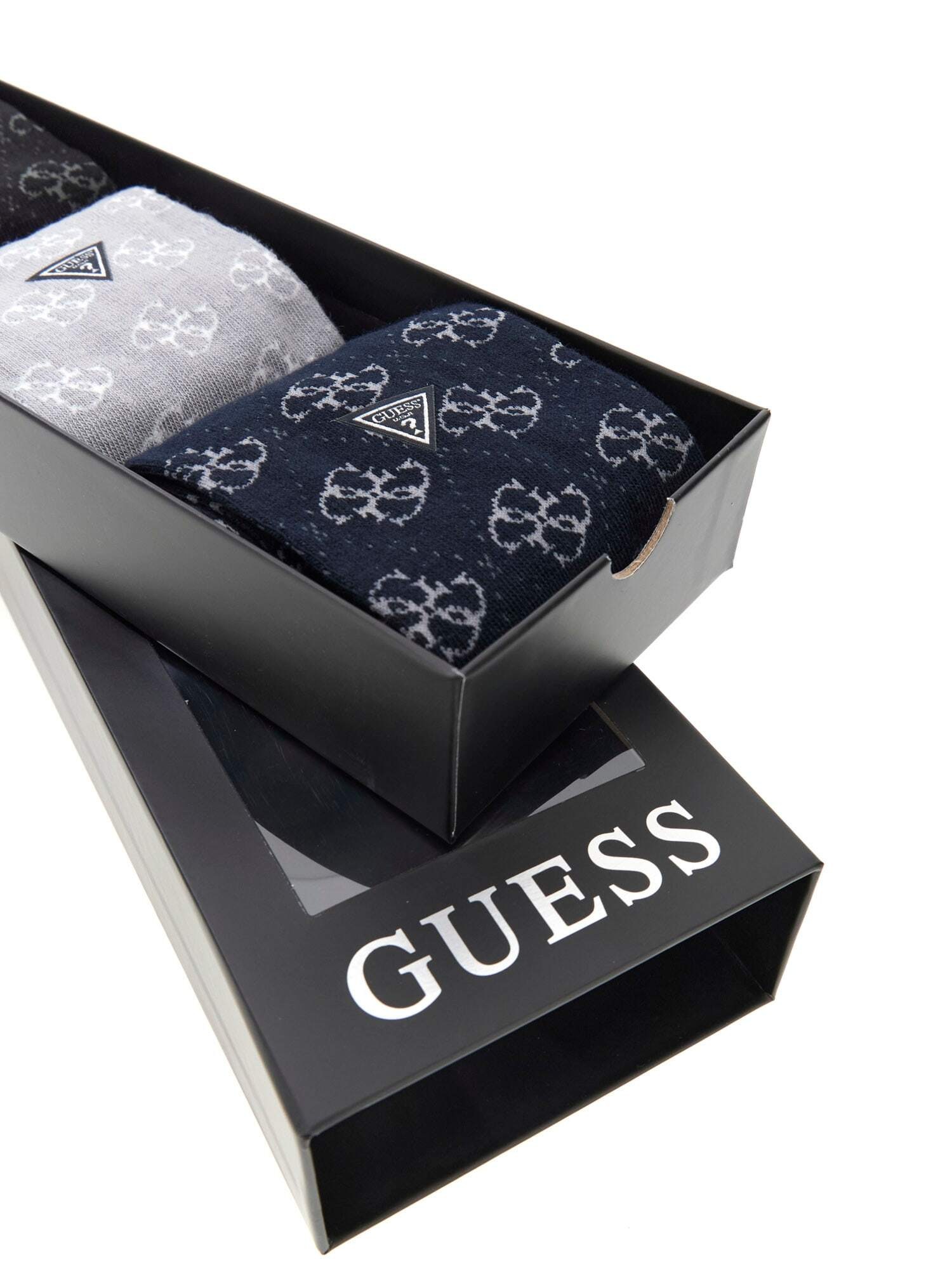 Guess Socken »SOCKS 3PACK« Packung, 3 Paar tlg. mit 4G-Logojacquard