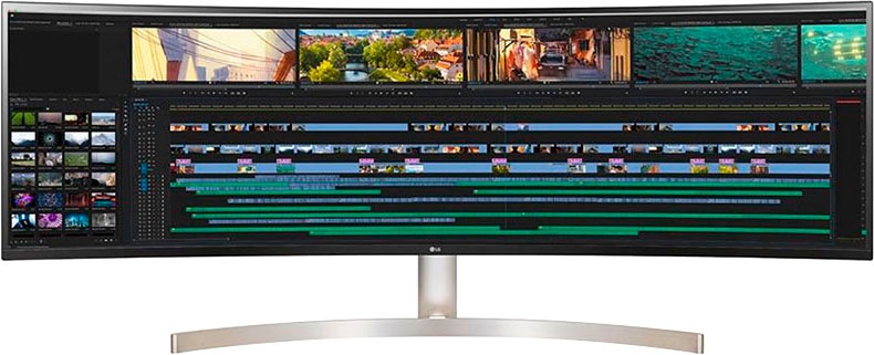 LG LCD-Monitor »49WL95C-WE«, 124,46 cm/49 Zoll, 5120 x 1440 px, DQHD, 5 ms Reaktionszeit, 60 Hz