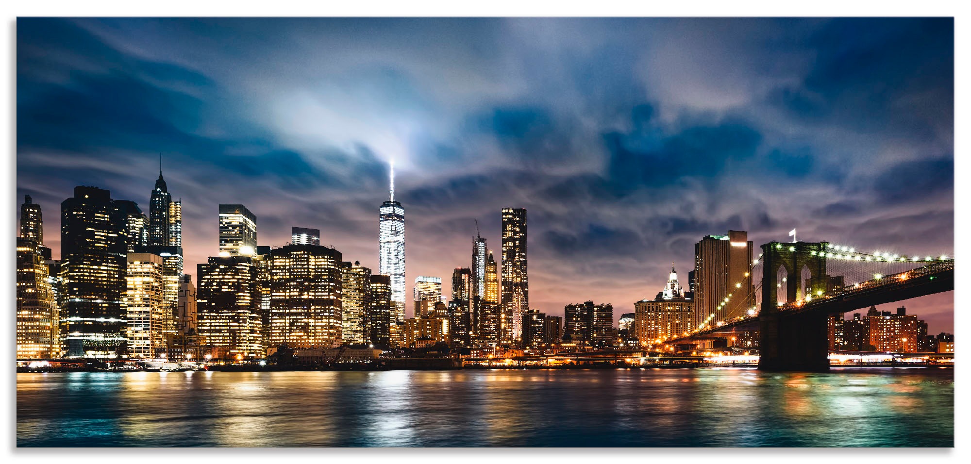 Artland Küchenrückwand »Sonnenaufgang über Manhattan«