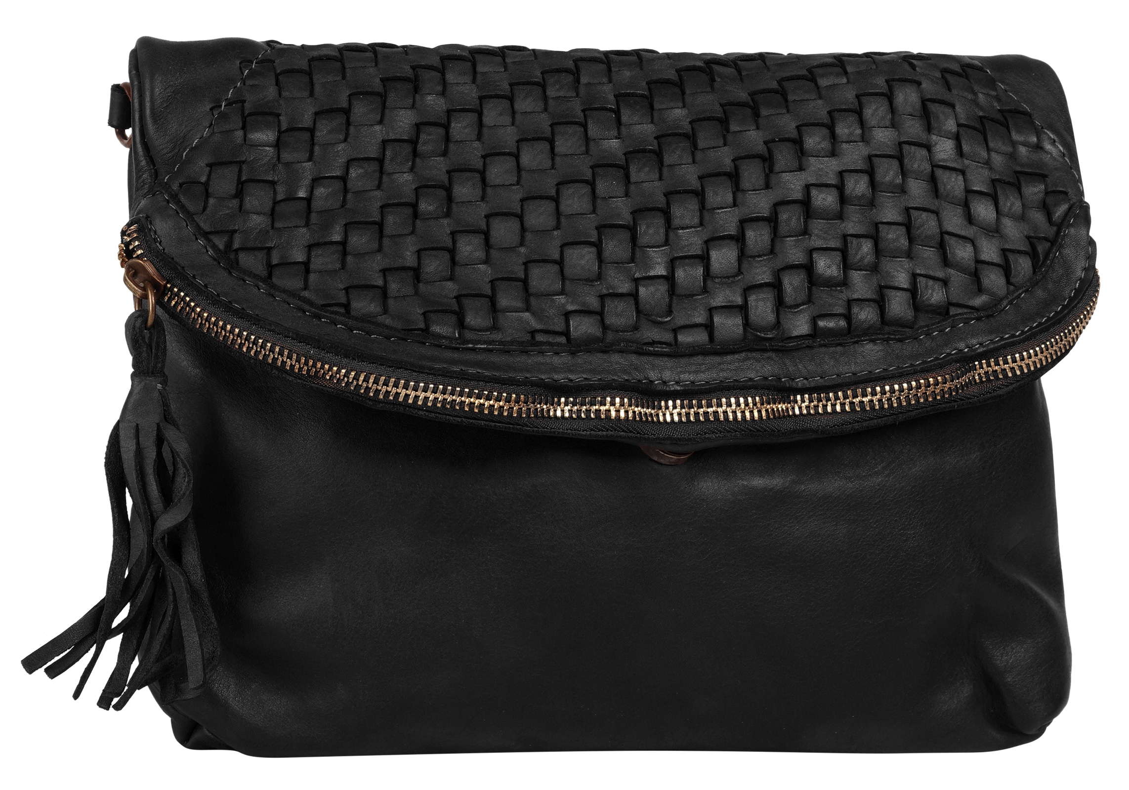 Samantha Look Umhängetasche echt Leder, Made in Italy