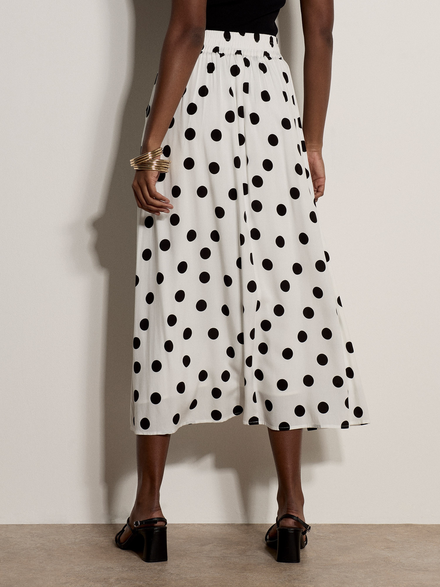 Apricot Midirock »Midi-Rock in A-Linie« mit Polka-Dots