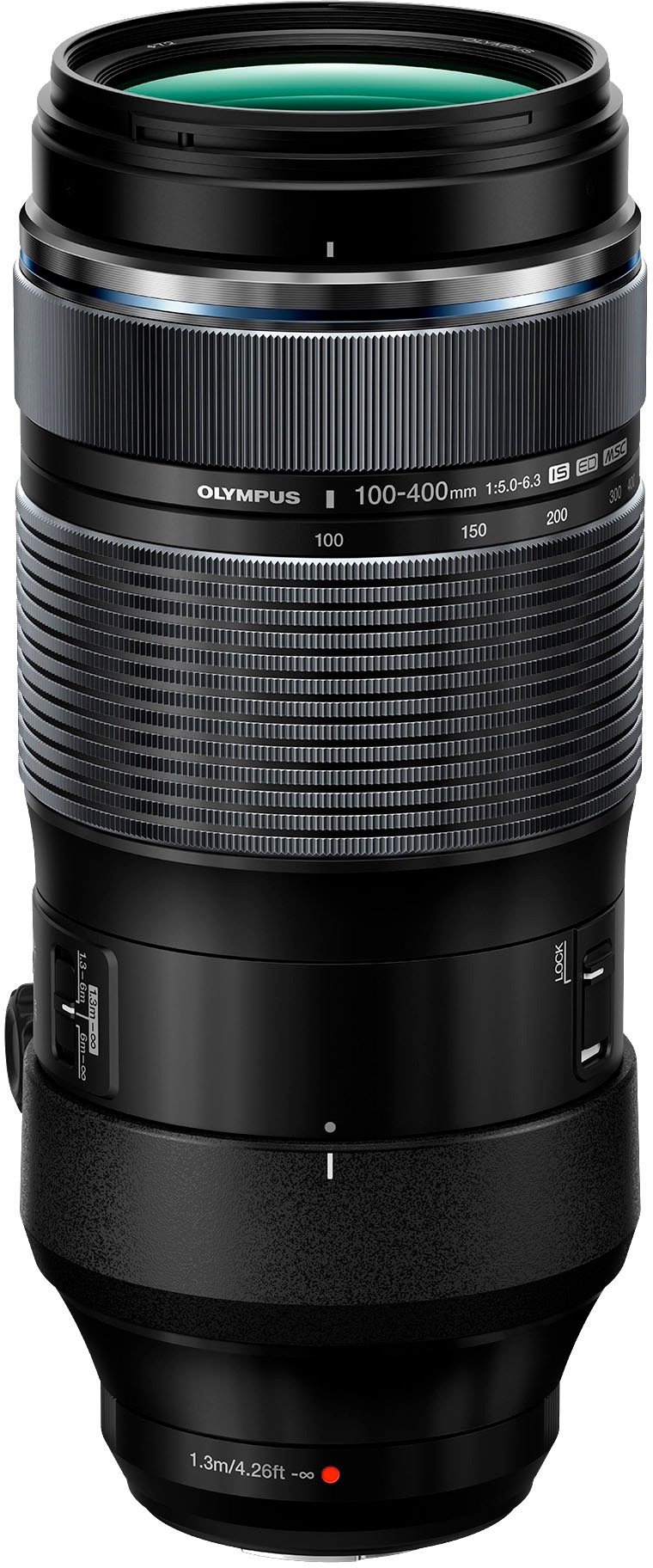 Olympus Objektiv »M.Zuiko Digital ED 100-400 mm F5,0-6,3 IS«, passend für Olympus & OM SYSTEM MFT Kameras