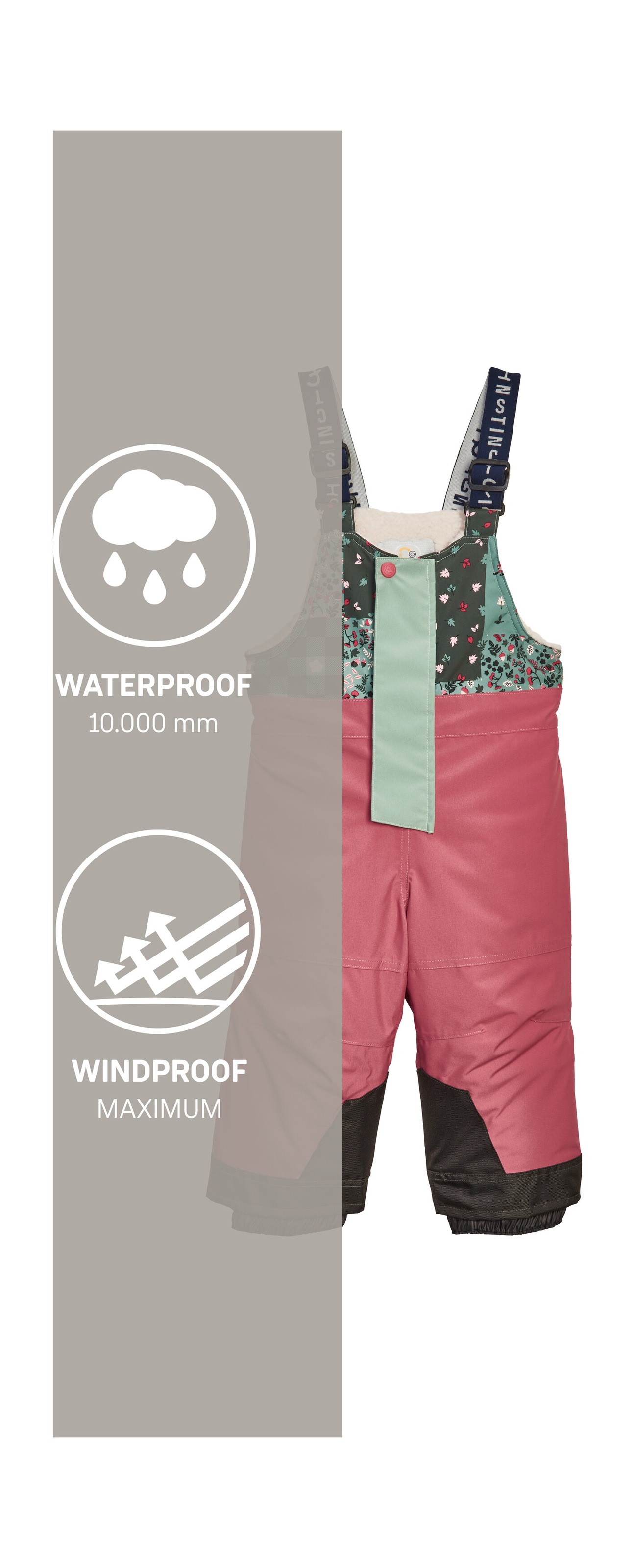 first instinct by killtec Skihose »FISW 44 MNS SKI PNTS«, Wasser- und winddichte Schneehose mit verstellbaren Trägern