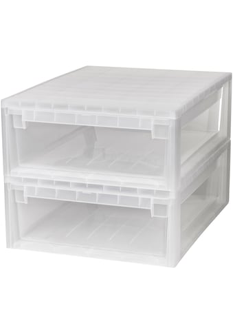 Aufbewahrungsbox, (Set, 2 St.), Fassungsvermögen 22l je Box