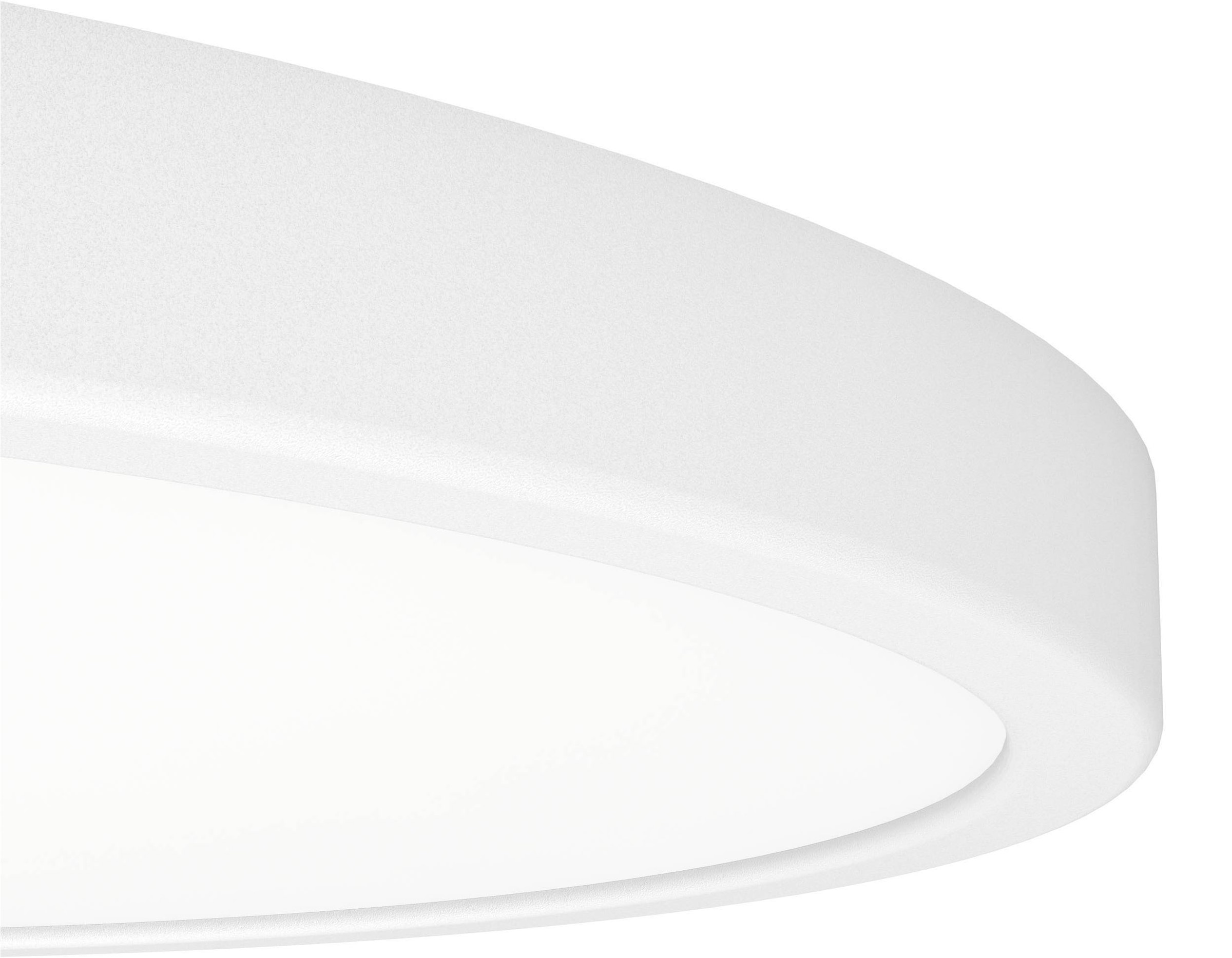 EGLO Aufbauleuchte »Fueva 6 Deckenleuchte, Aufbaulampe, Deckenbeleuchtung, Kunststoff« LED-Modul 1 Stk. Kaltweiß | Neutralweiß | Warmweiß Aufbauleuchte - H2,5 x Ø38,9 cm - weiß - 17W inkl.