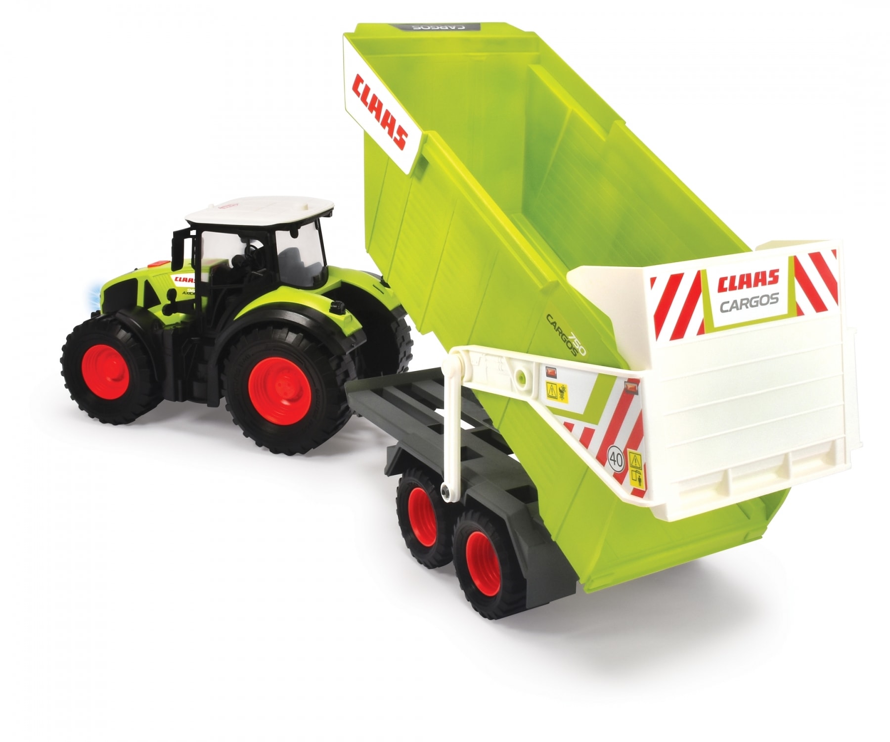 Dickie Toys »CLAAS mit Anhänger« mit Licht und Sound