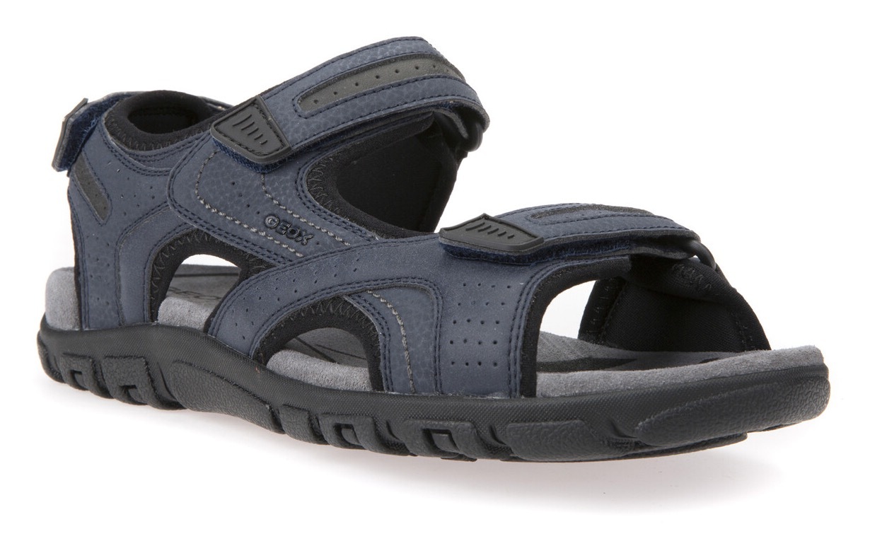 Geox Herren Sandale »UOMO SANDAL STRADA« in blau, Größe 40