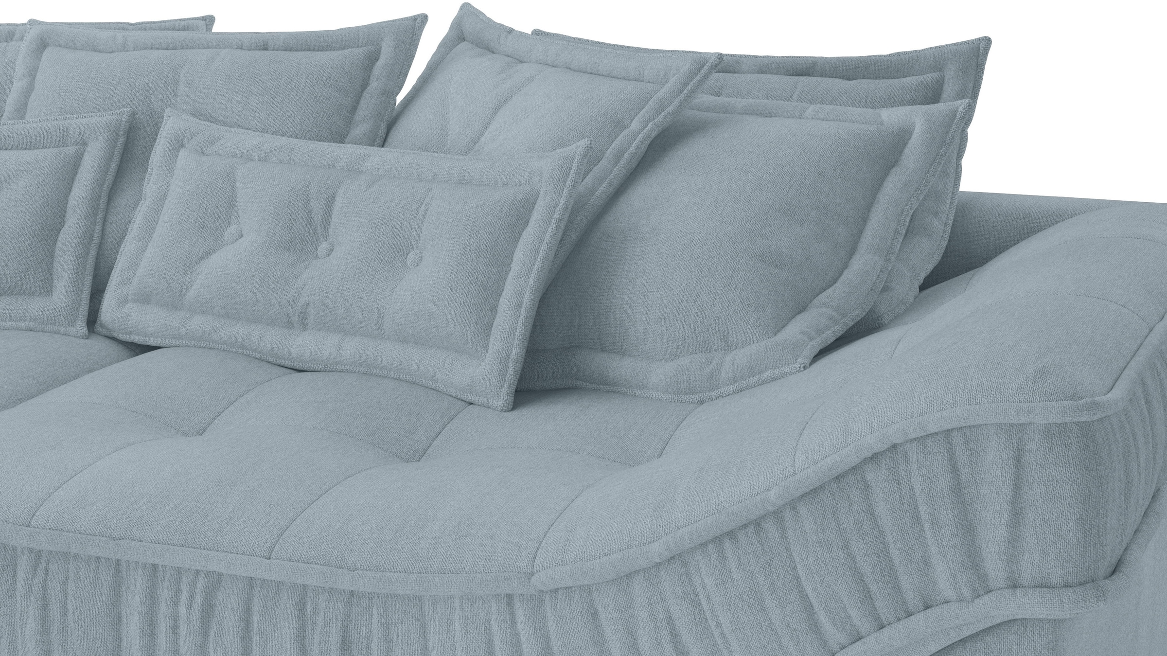 Mr. Couch Ecksofa »Diwan II DuraFlex L-Form«, DuraFlex-Kaltschaumpolsterung, bis 140 kg, 4 Bezugsqualitäten