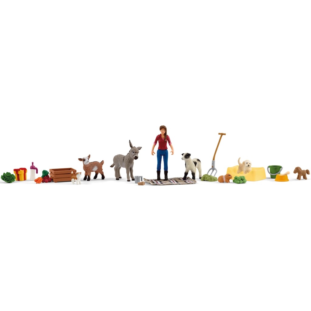 Schleich® Spielzeug-Adventskalender »FARM WORLD«, ab 3 Jahren