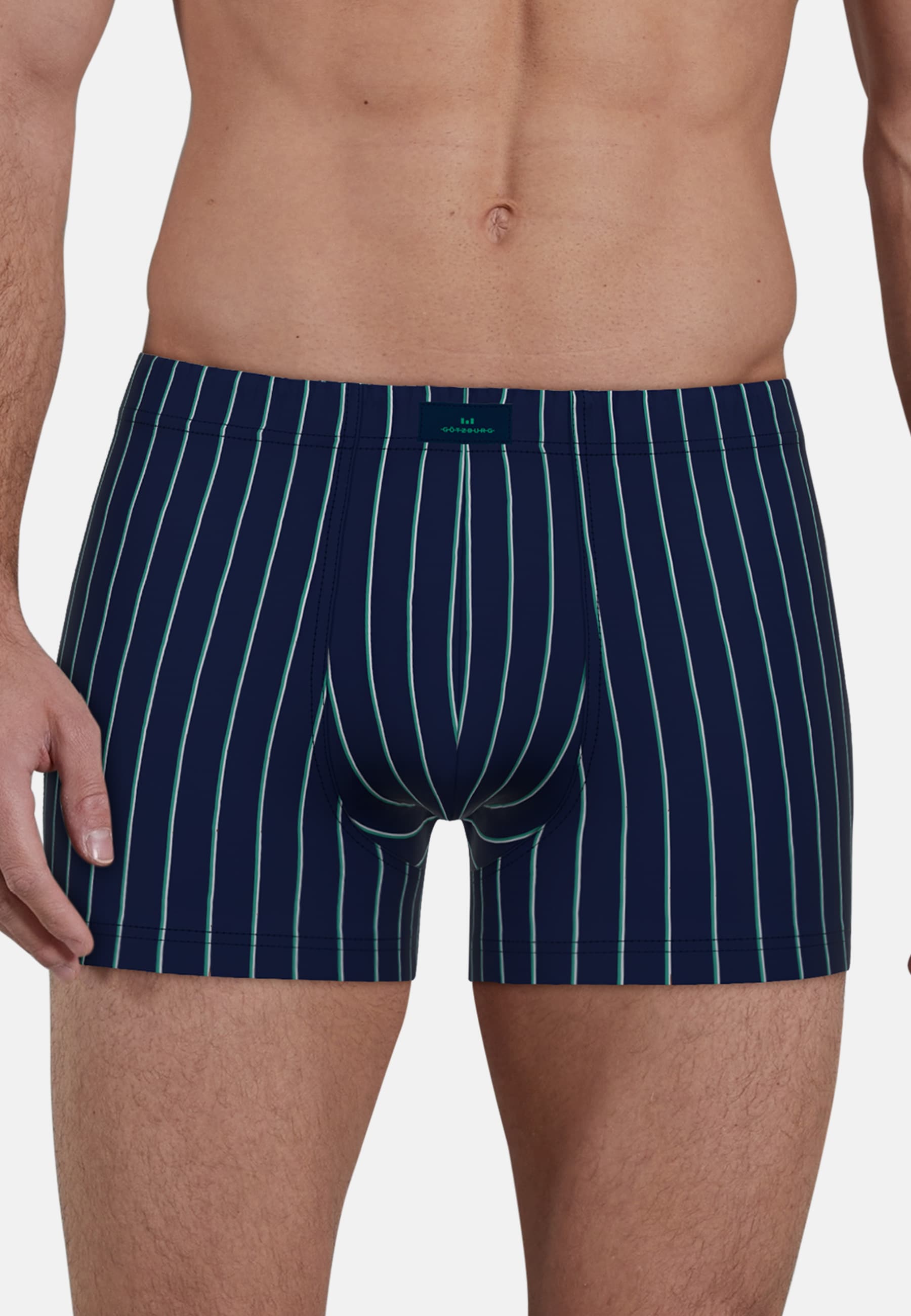GÖTZBURG Boxershorts »Bray«, (2er Pack), mit doppellagigem Frontbereich