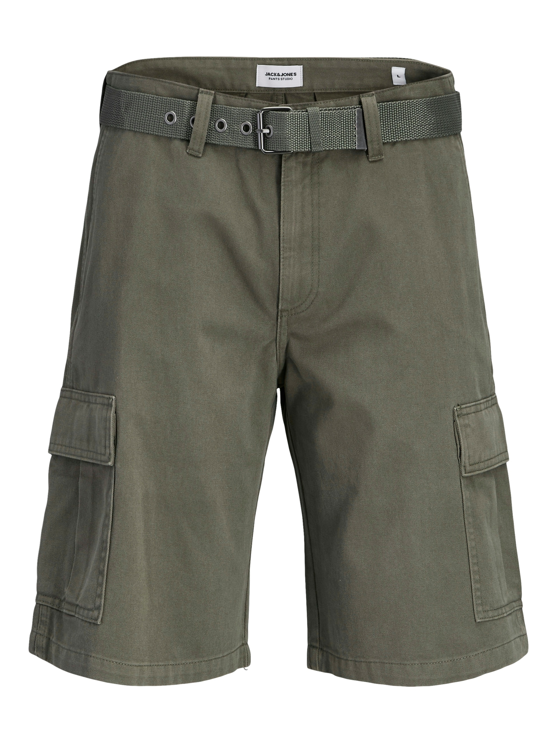 Jack & Jones PlusSize Cargoshorts »JPSTCOLE HUDSON BELTED CARGO SHORT PLS«