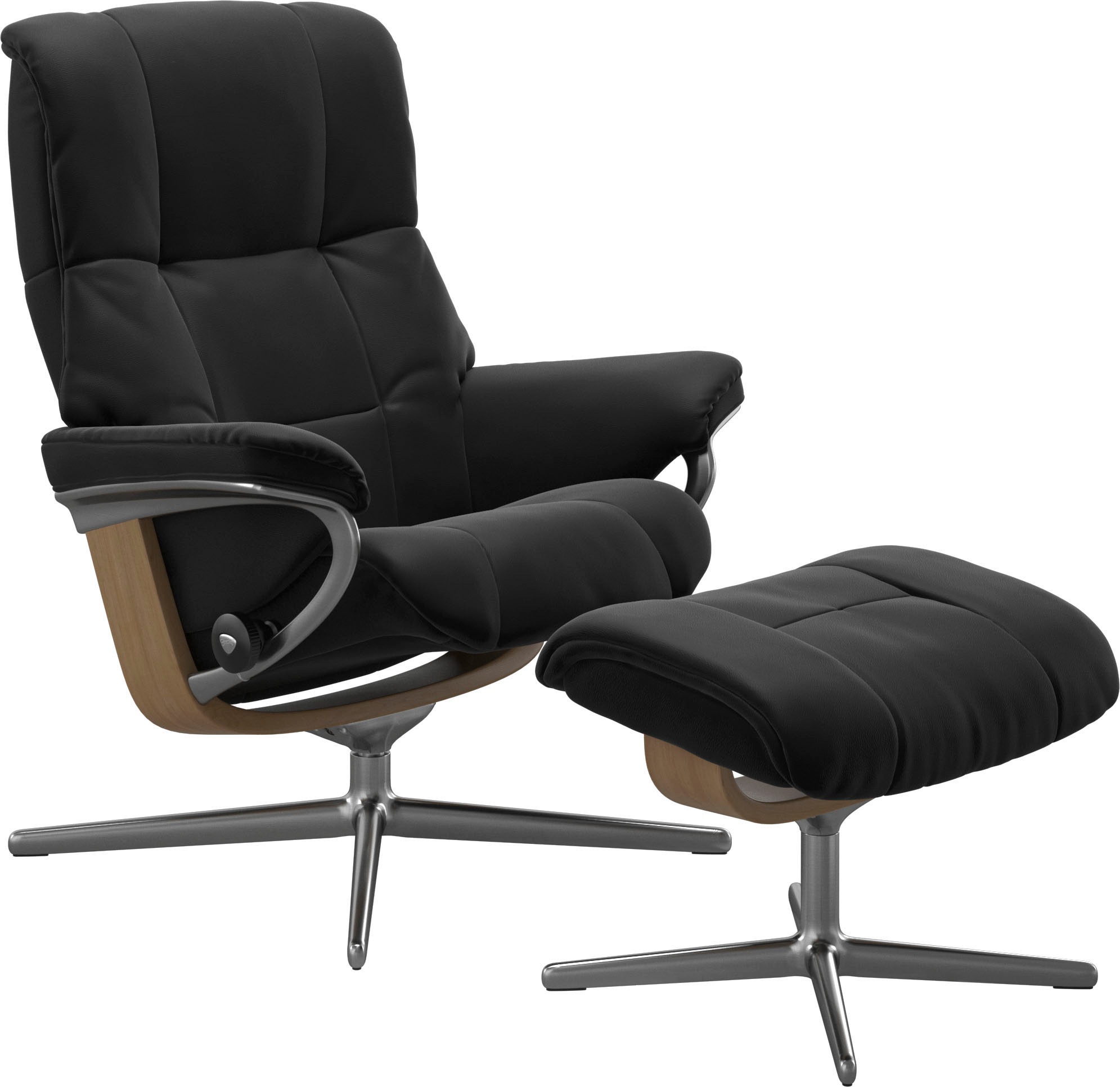 Stressless® Fußhocker »Mayfair«, mit Cross Base, Größe S, M & L, Holzakzent Eiche