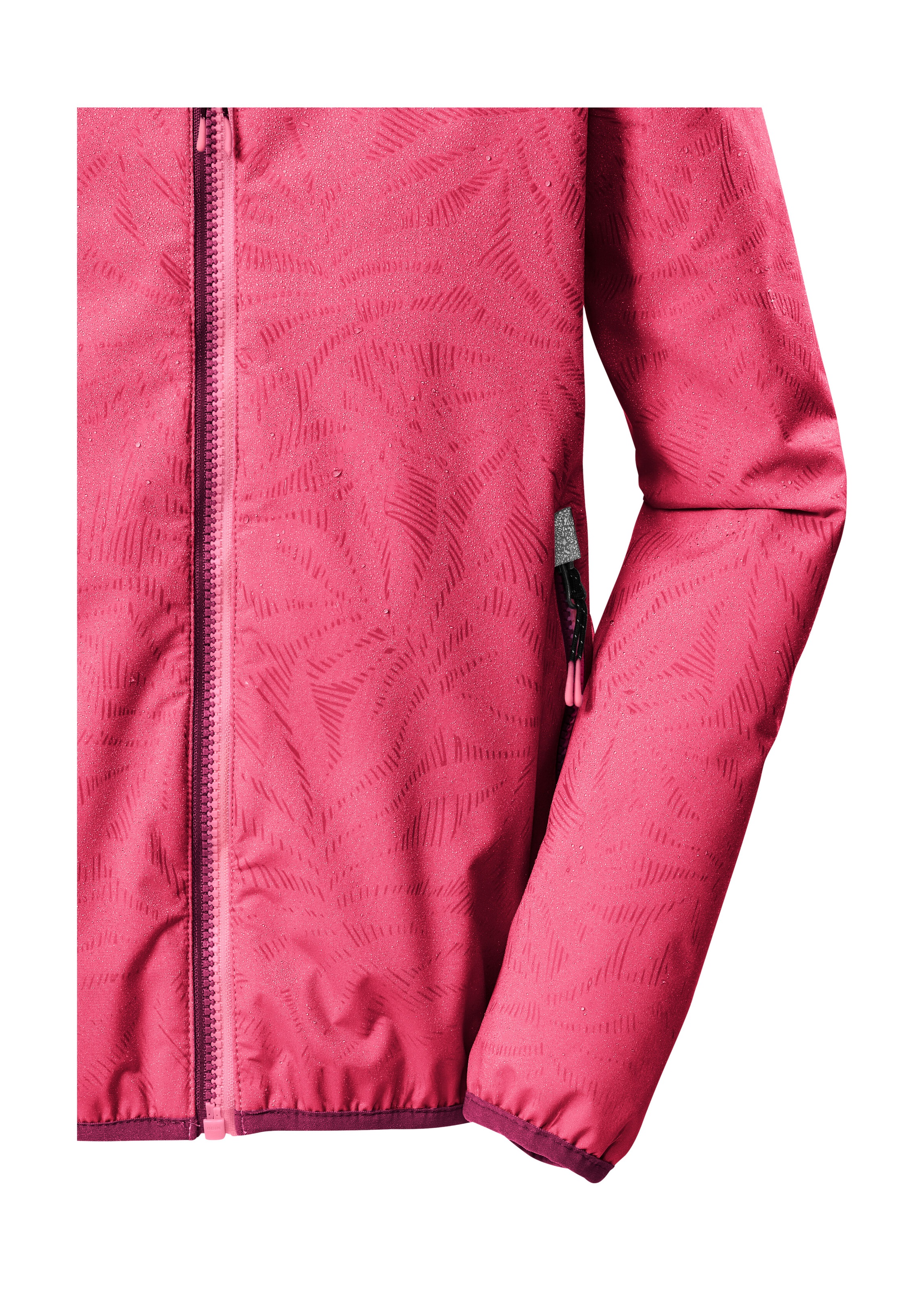 Killtec Funktionsjacke »KOS 156 GRLS JCKT« Wind- und wasserdichte Mädchenjacke mit Magic Print