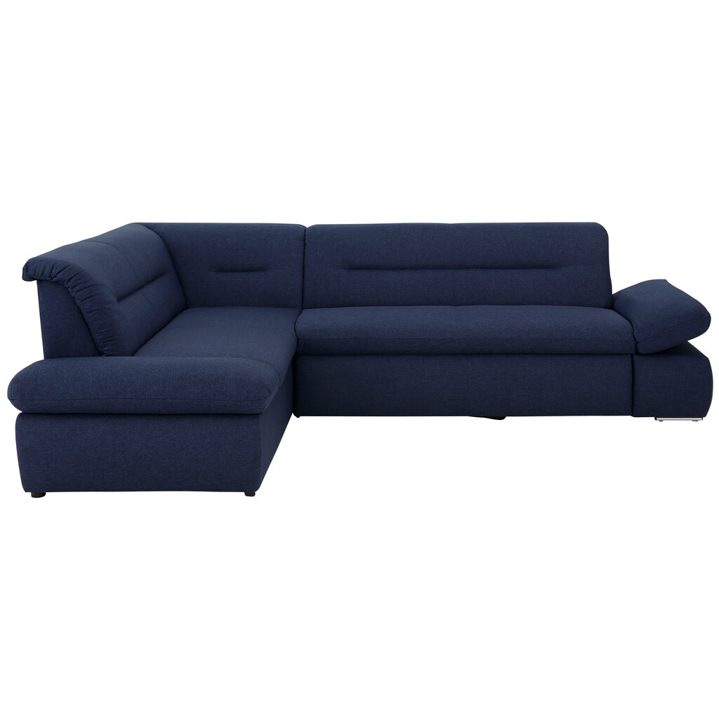 INOSIGN Ecksofa »Avesa«, Wahlweise mit Arm- und Bettfunktion, B/T/H: 275/211/80 cm